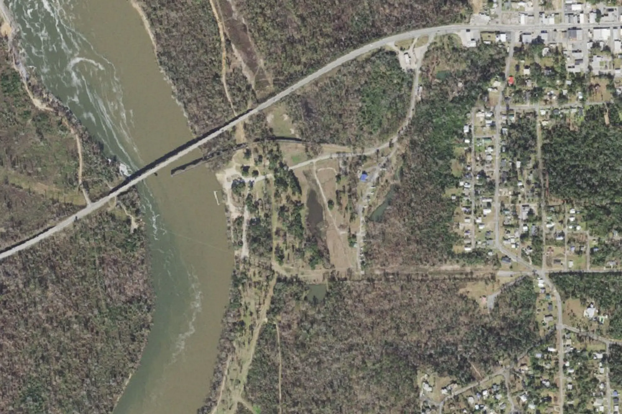 Aerial view of Clyde Hopkins Park