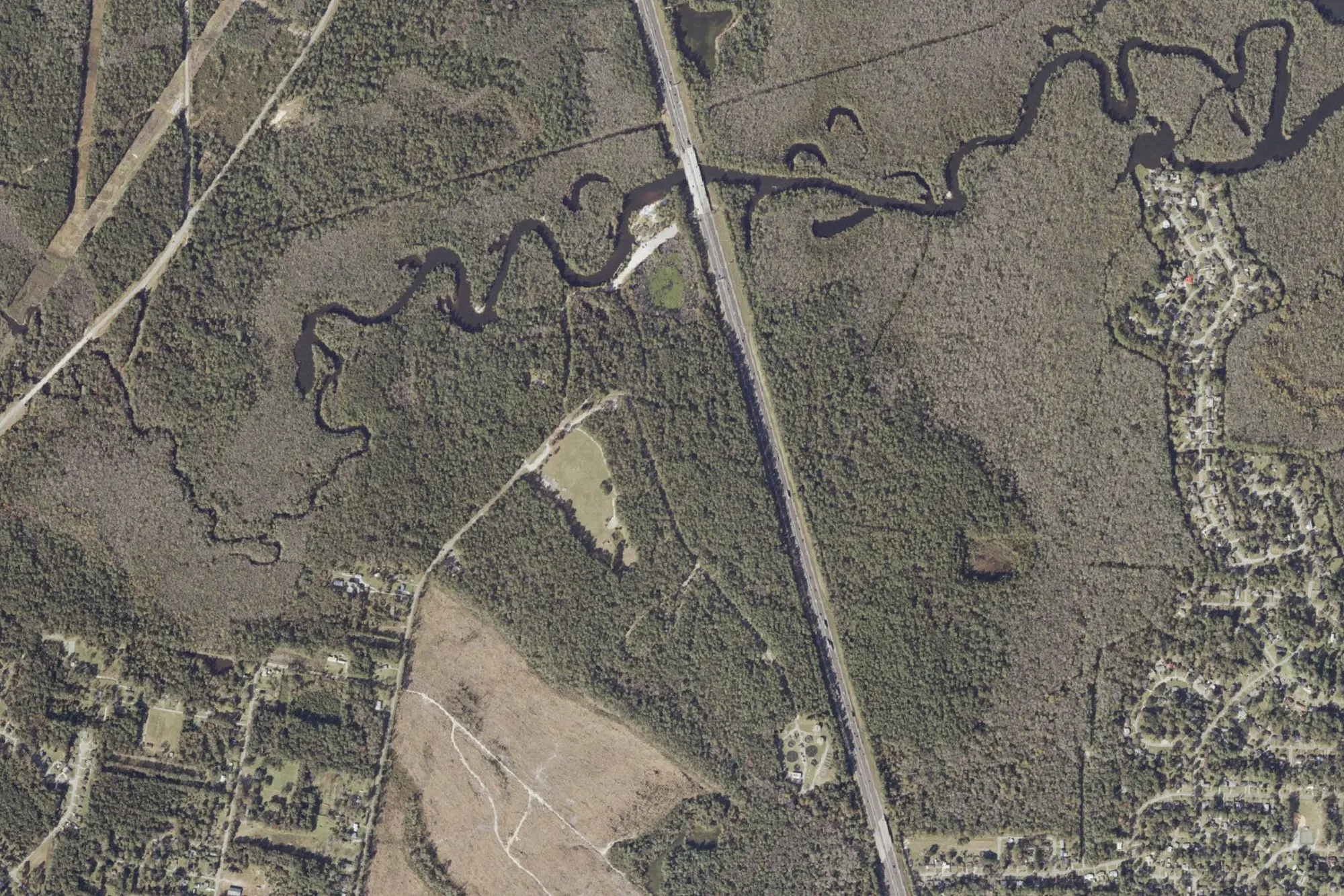 Aerial view of Chickasabogue Park