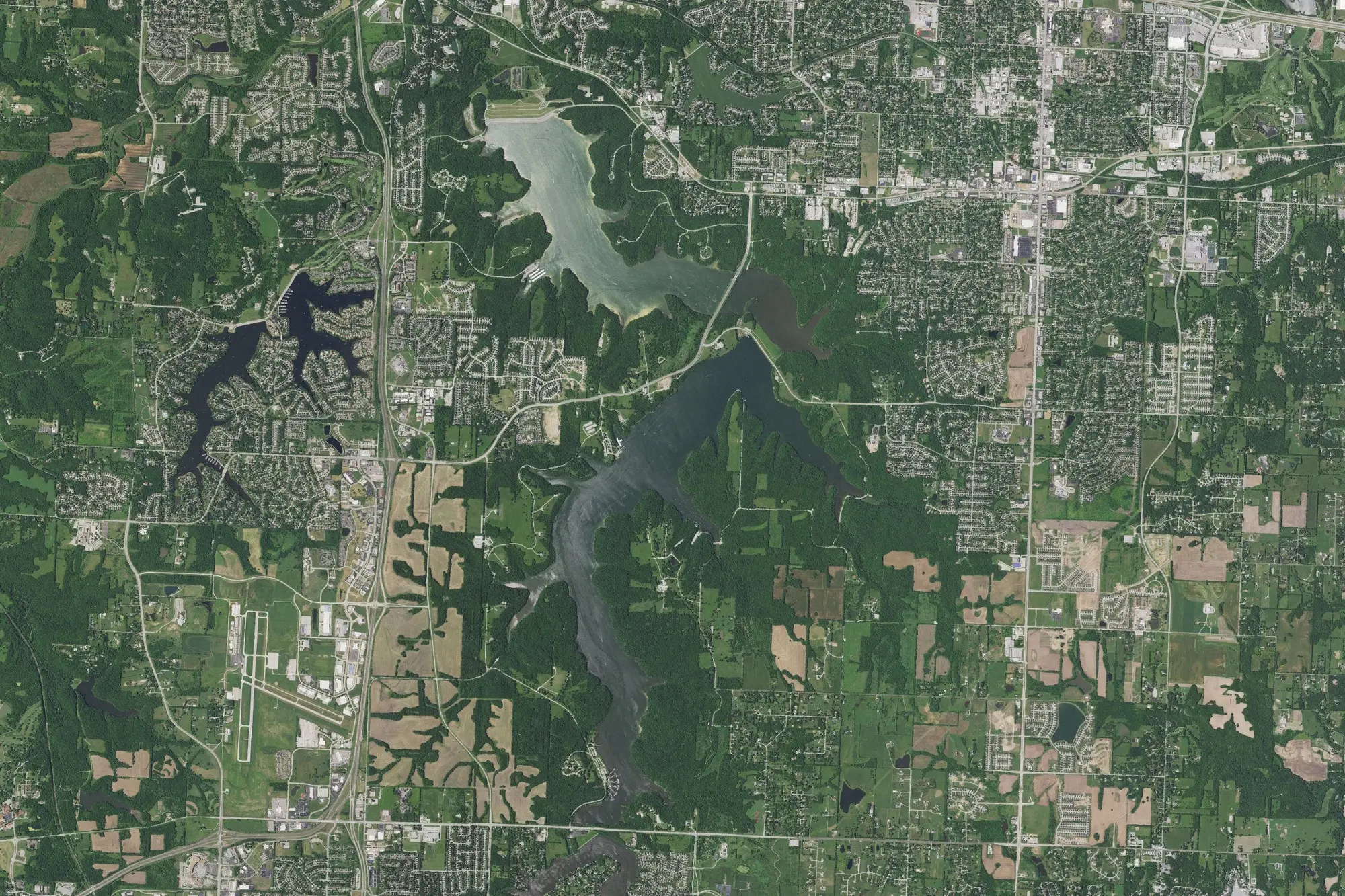Aerial view of Fleming Park