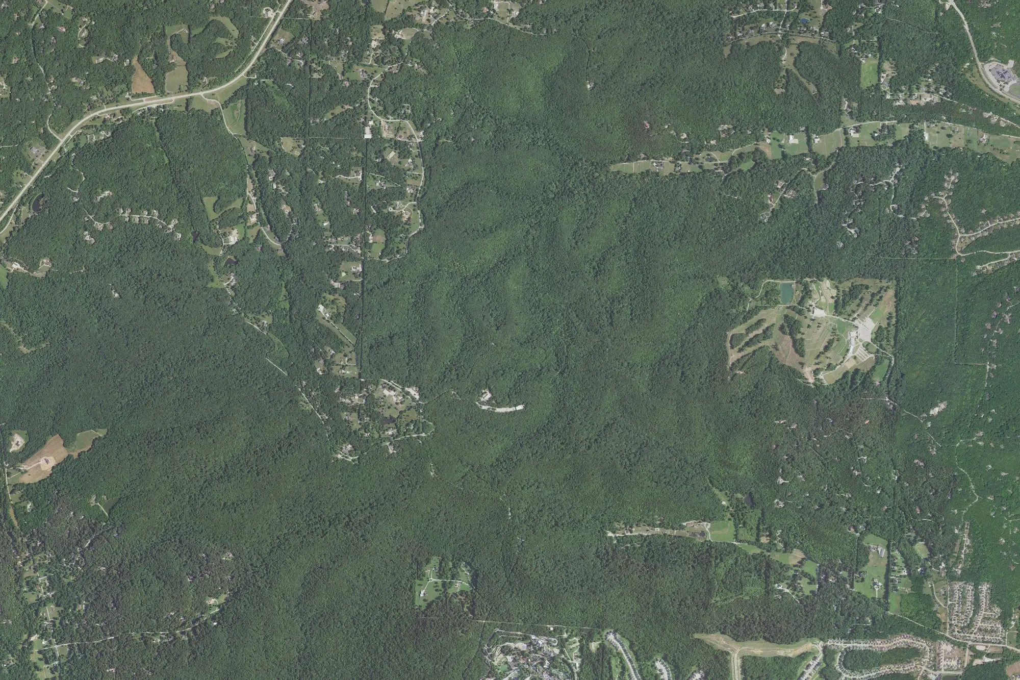 Aerial view of Greensfelder
