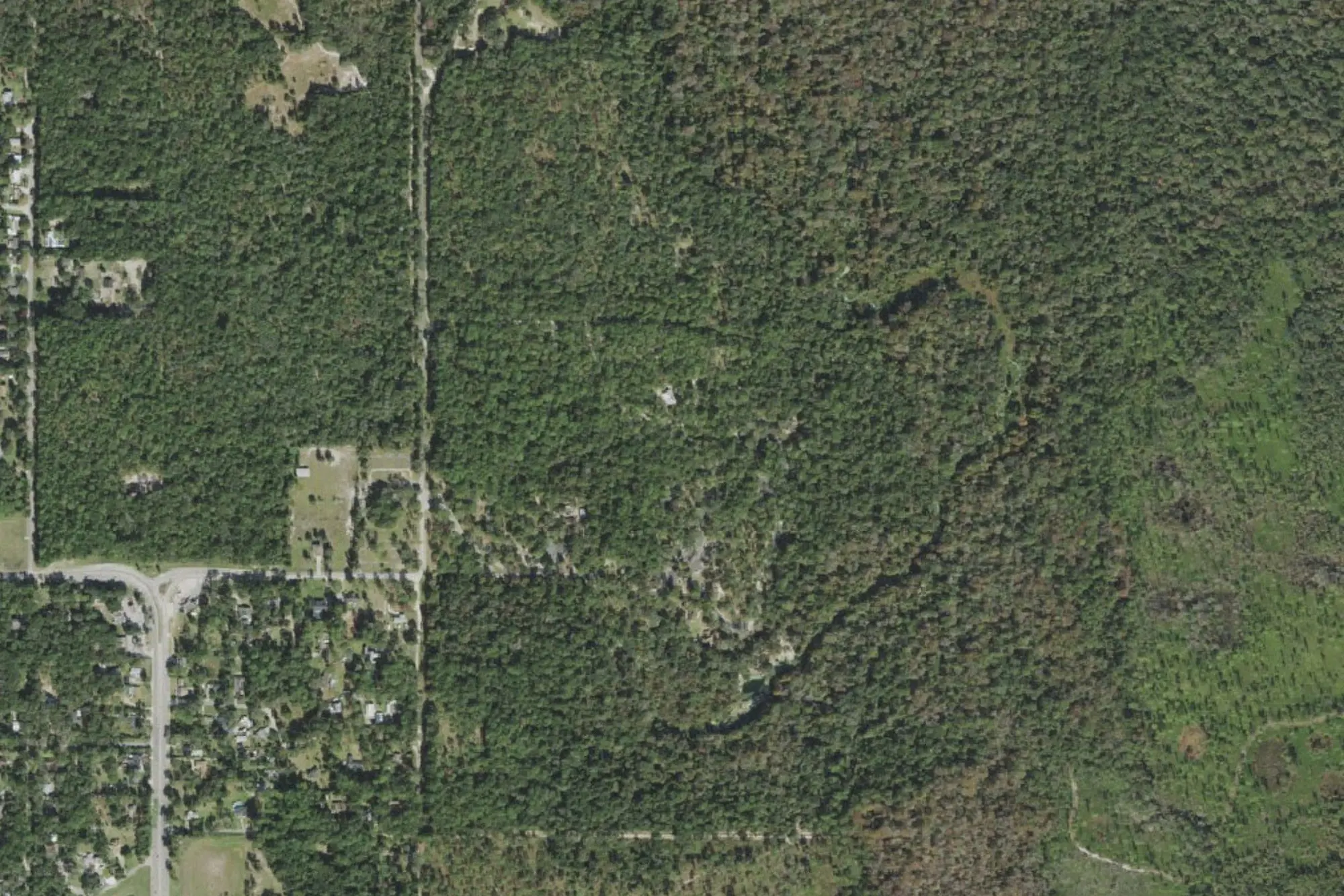 Aerial view of Kelly Park