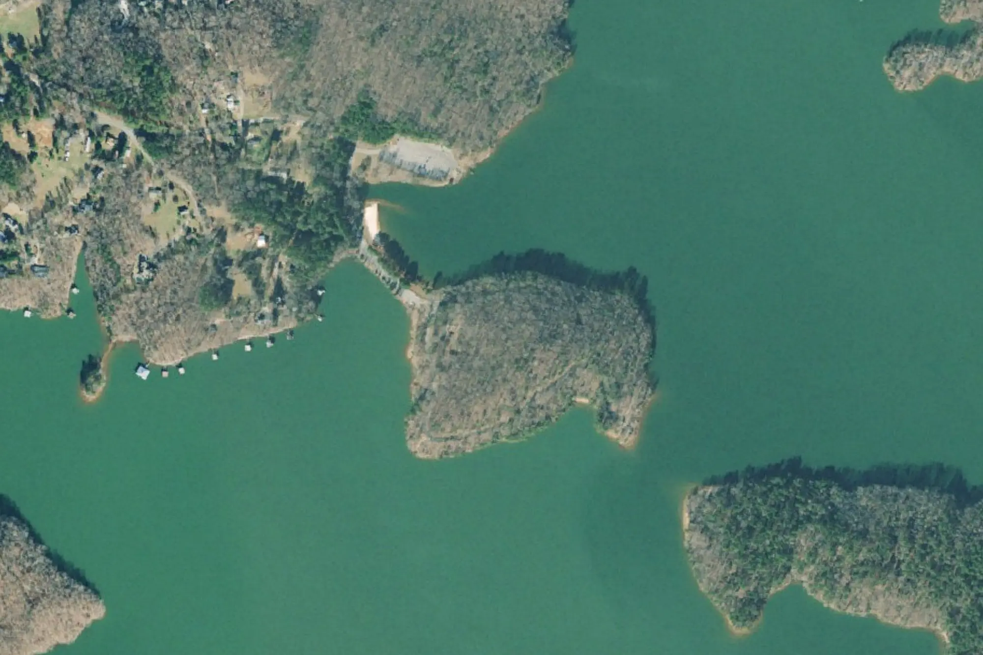Aerial view of War Hill Campground & Park