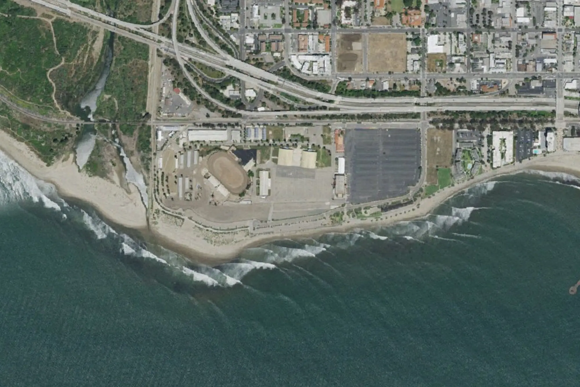 Aerial view of Ventura County Fairgrounds