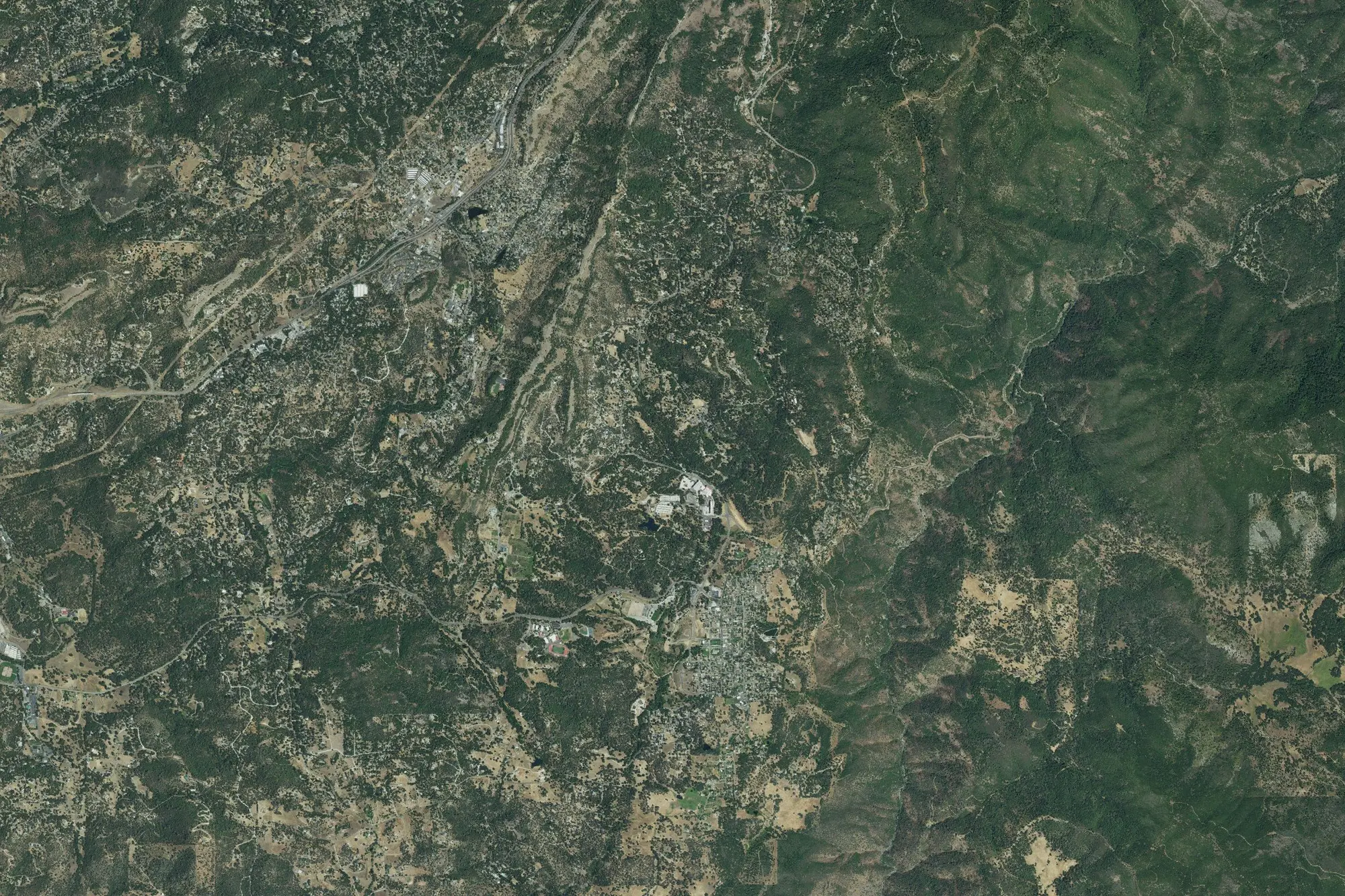 Aerial view of Tuolumne Park and Recreation District
