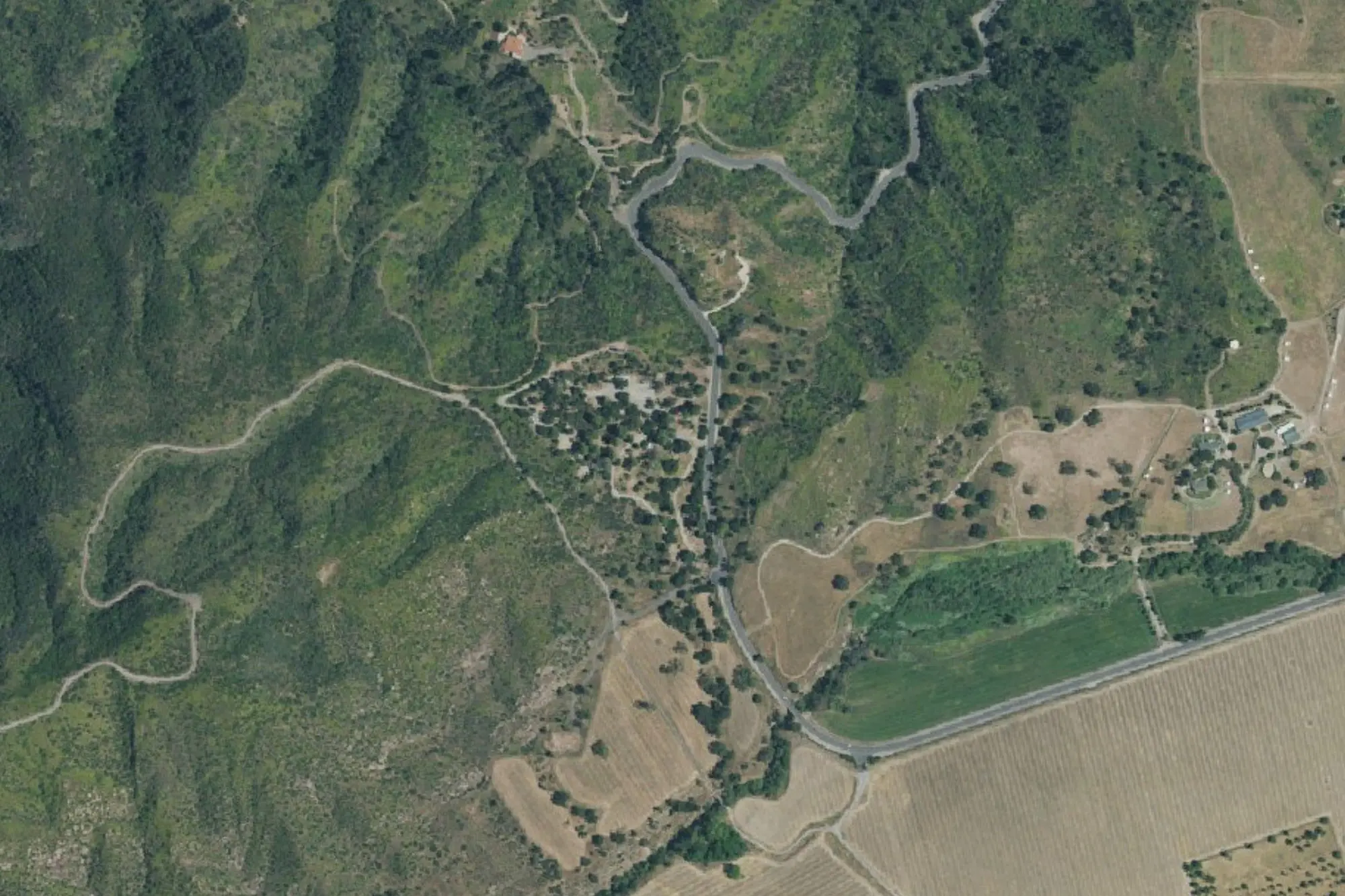 Aerial view of Dennison Park