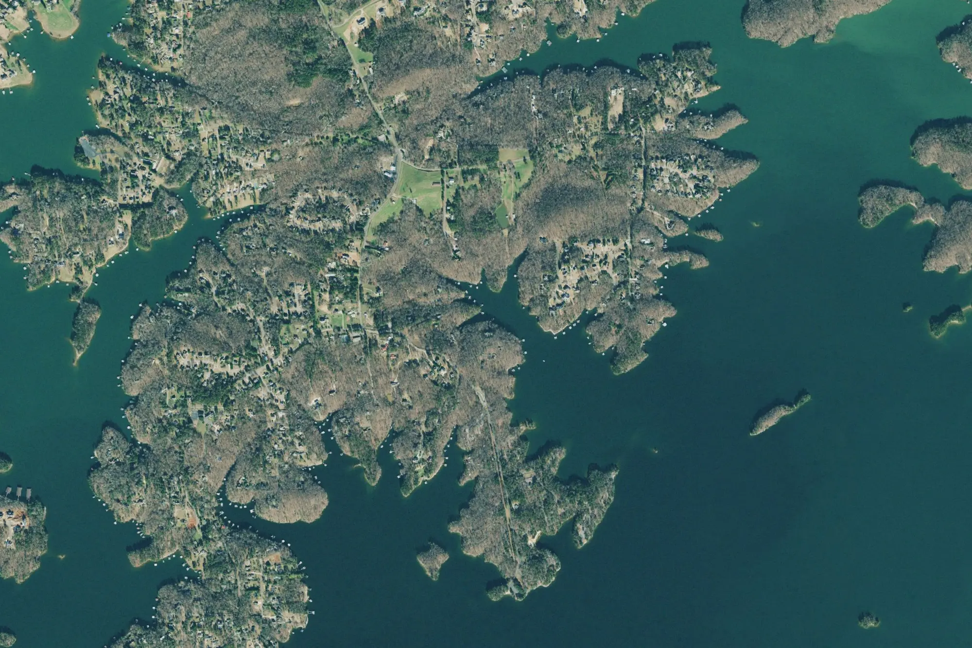 Aerial view of Shady Grove Park