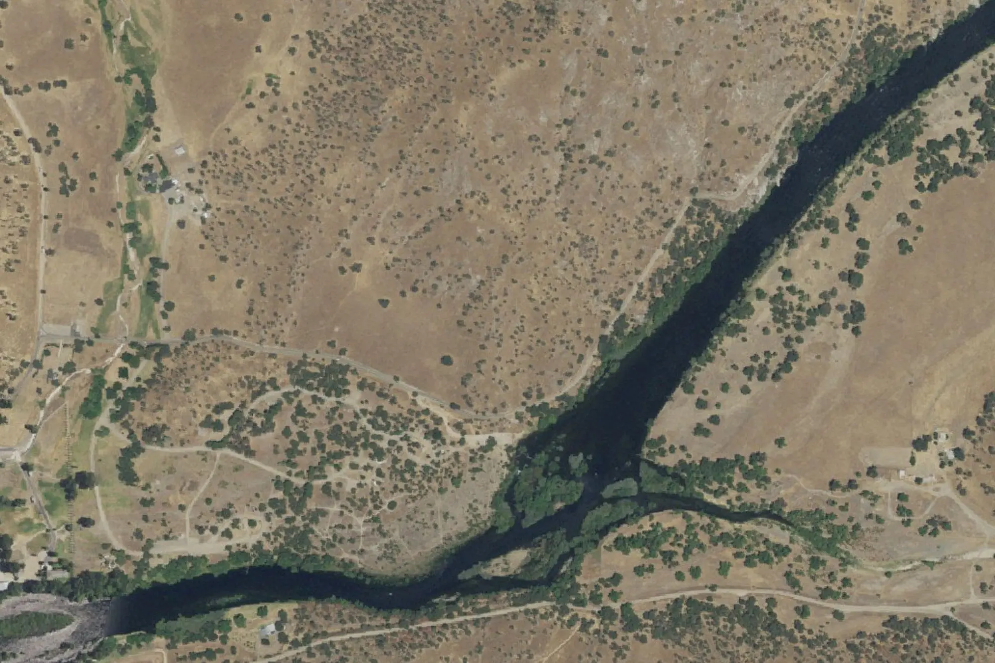 Aerial view of Choinumni Park