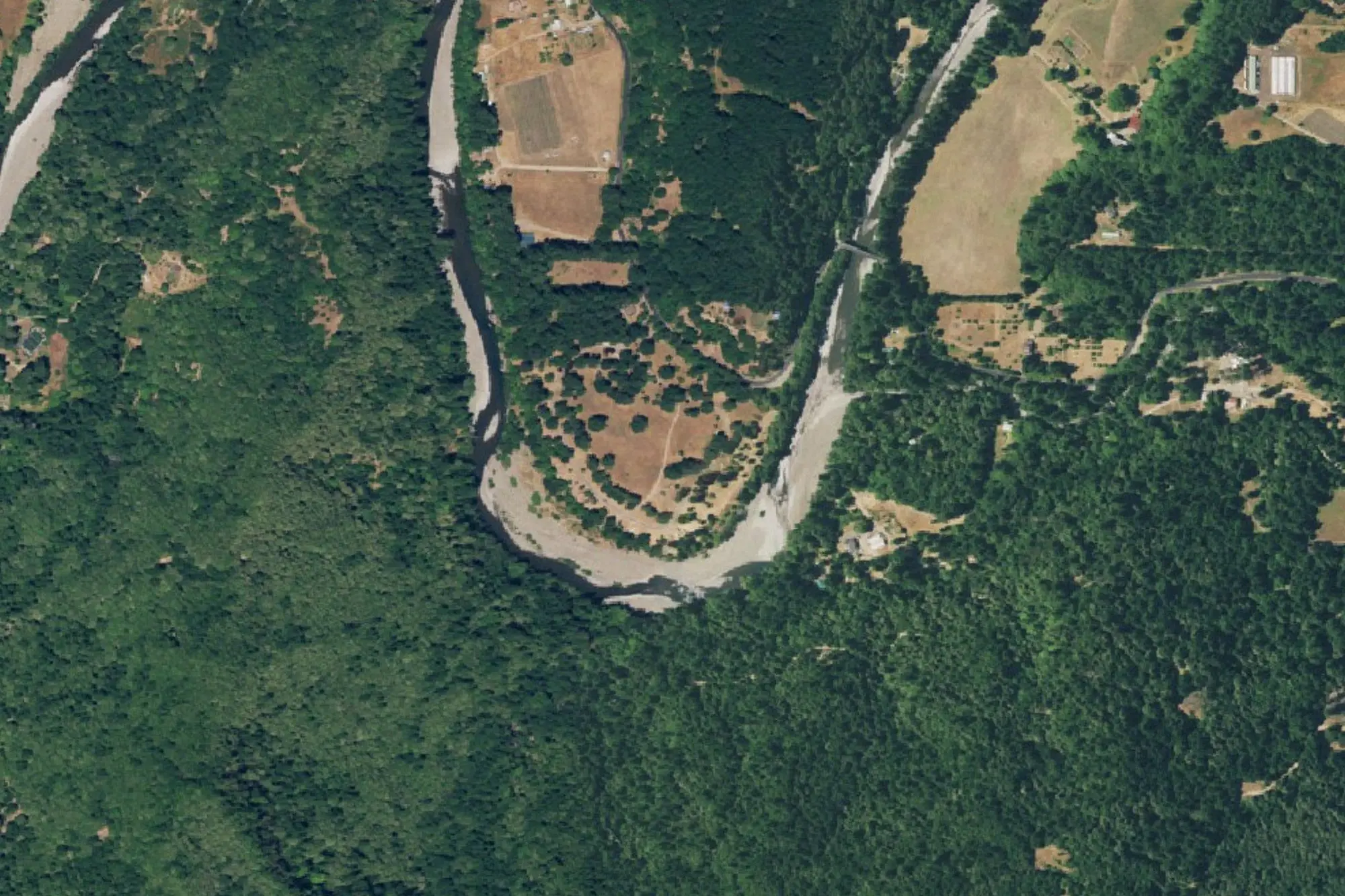 Aerial view of Arthur W. Way Park