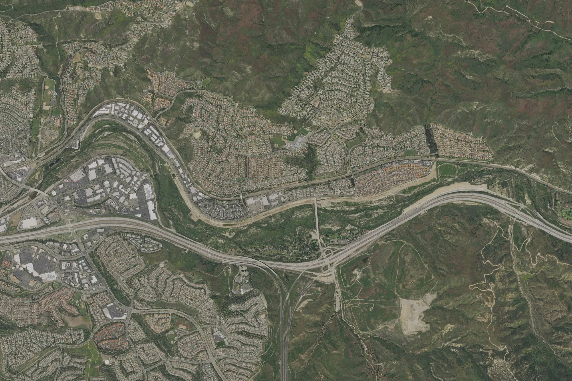 Aerial view of Featherly Regional Park