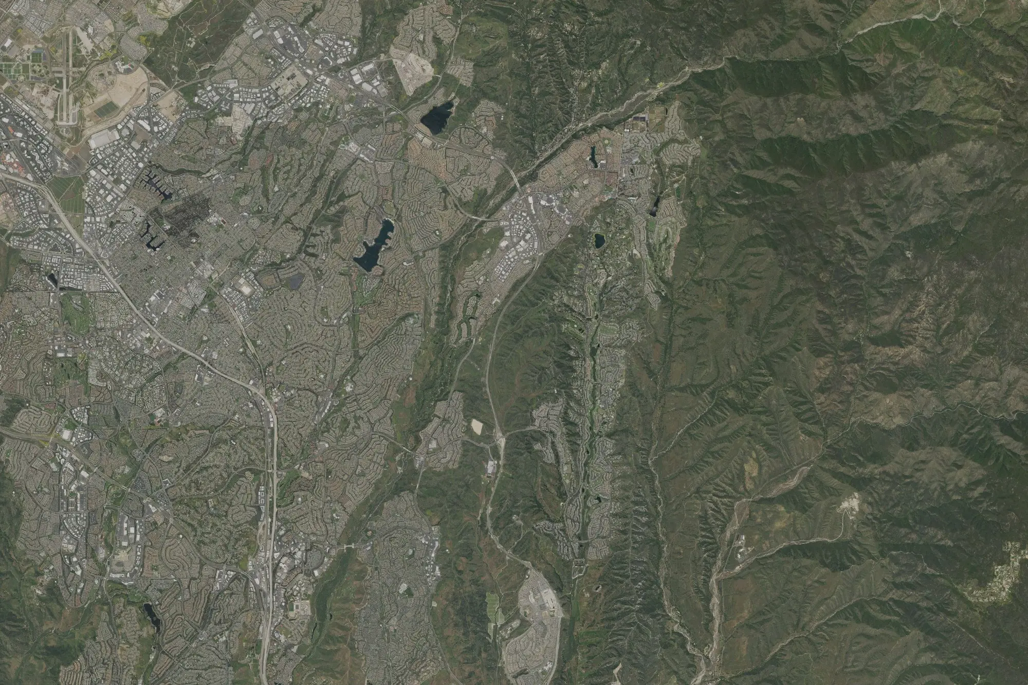 Aerial view of O'Neill Regional Park