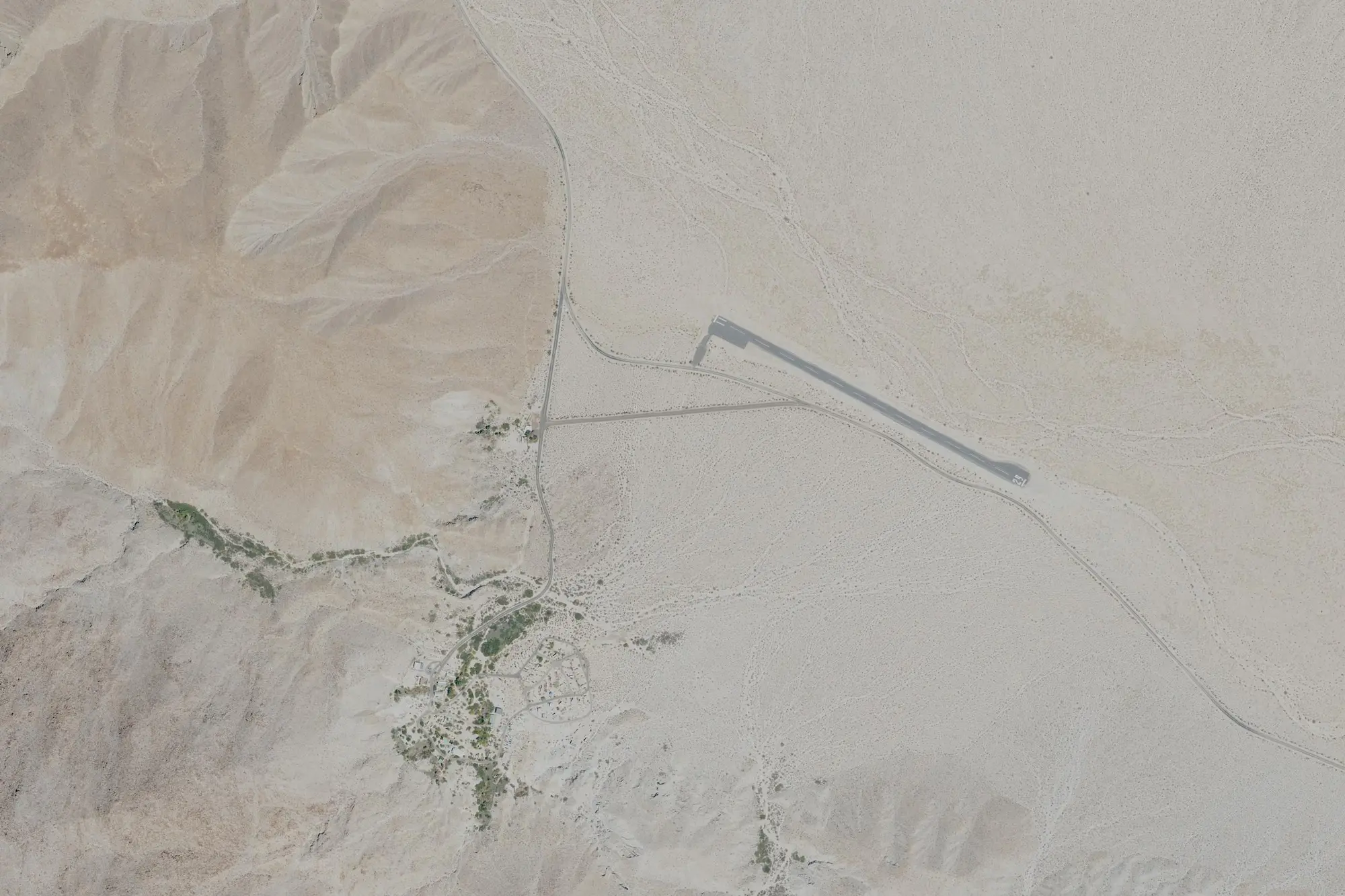 Aerial view of Agua Caliente Regional Park