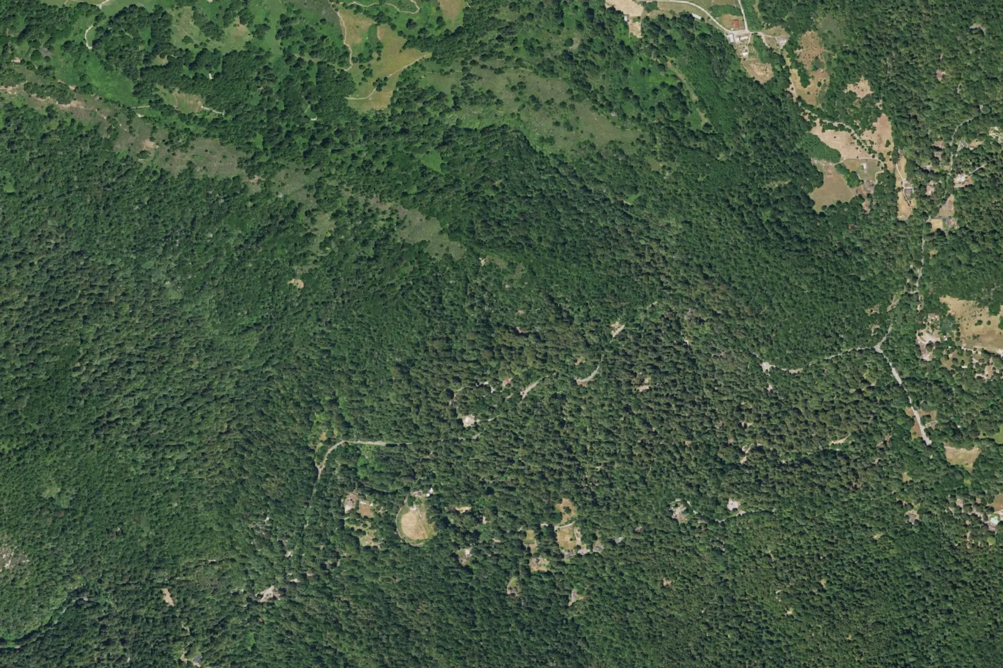 Aerial view of Memorial Park