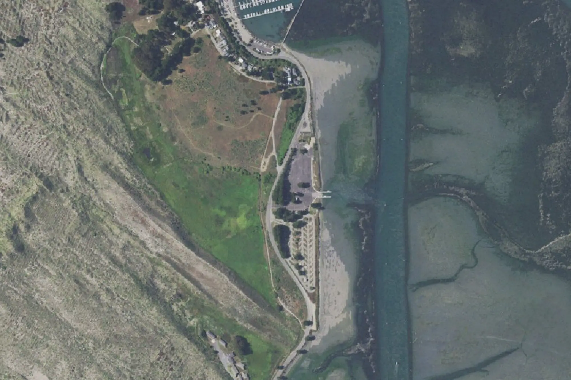 Aerial view of Westside Park