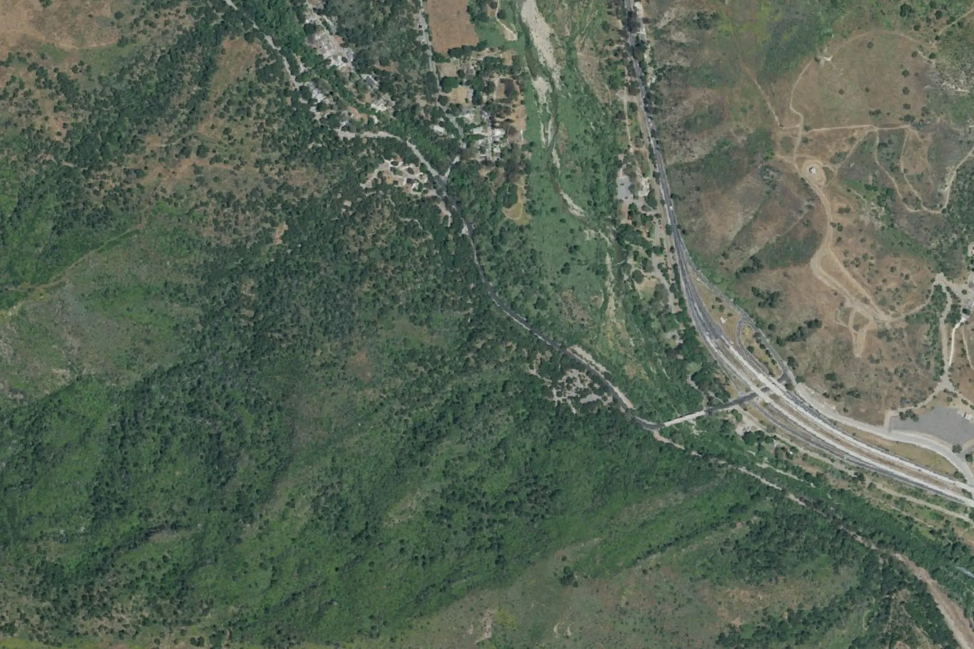 Aerial view of Foster Park