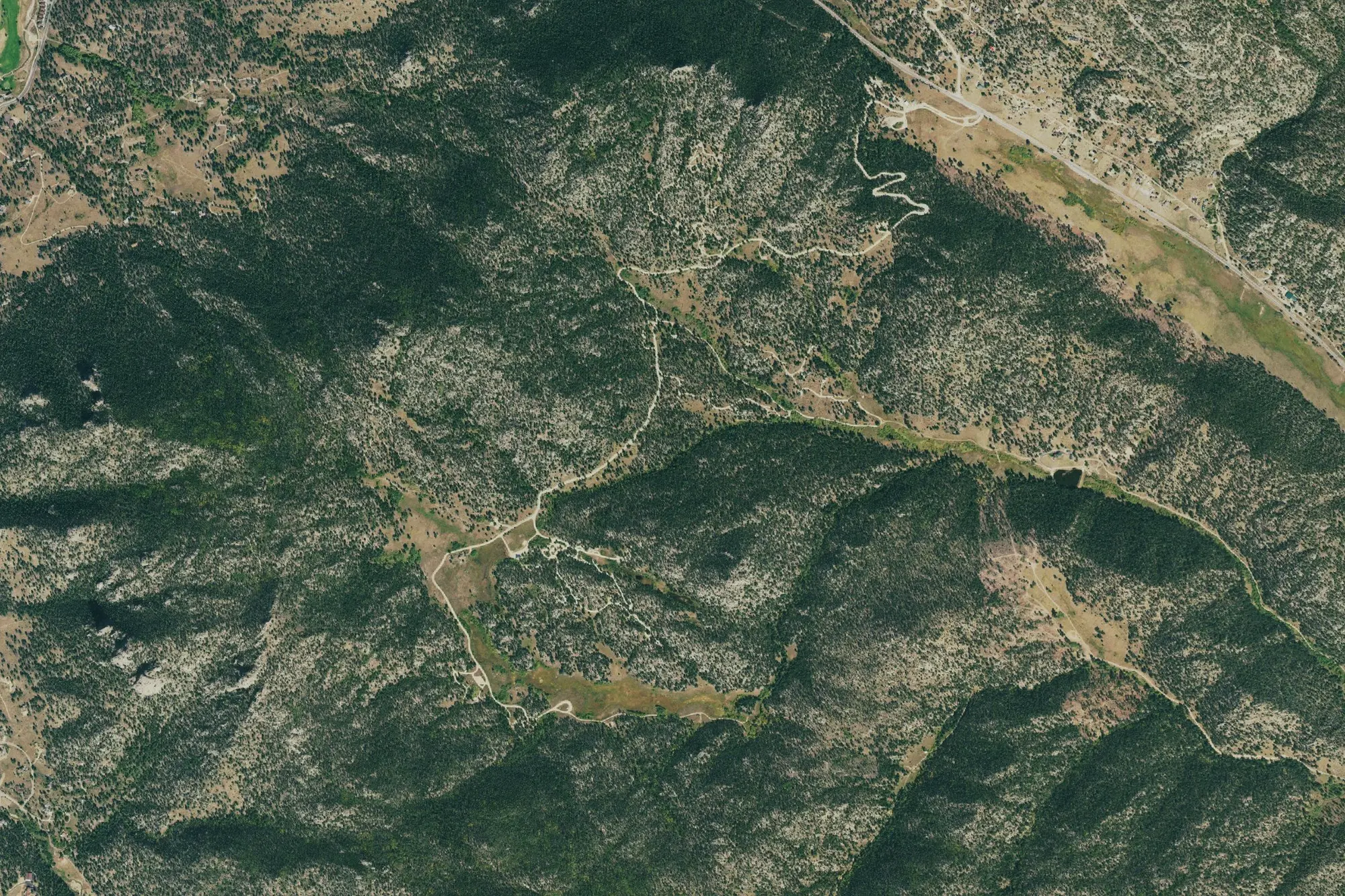 Aerial view of Hermit