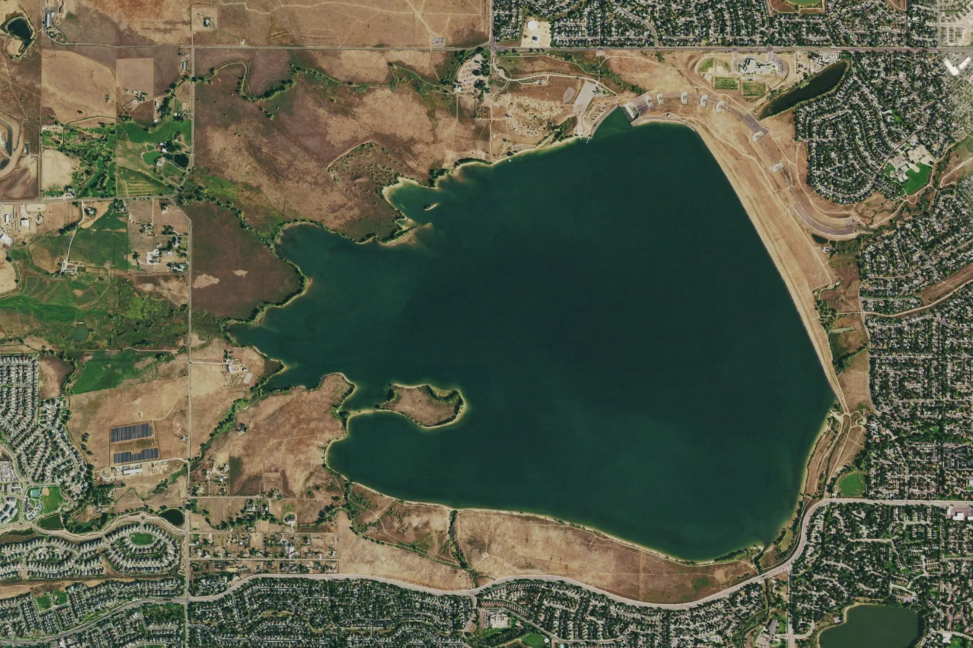 Aerial view of Standley Lake Regional Park