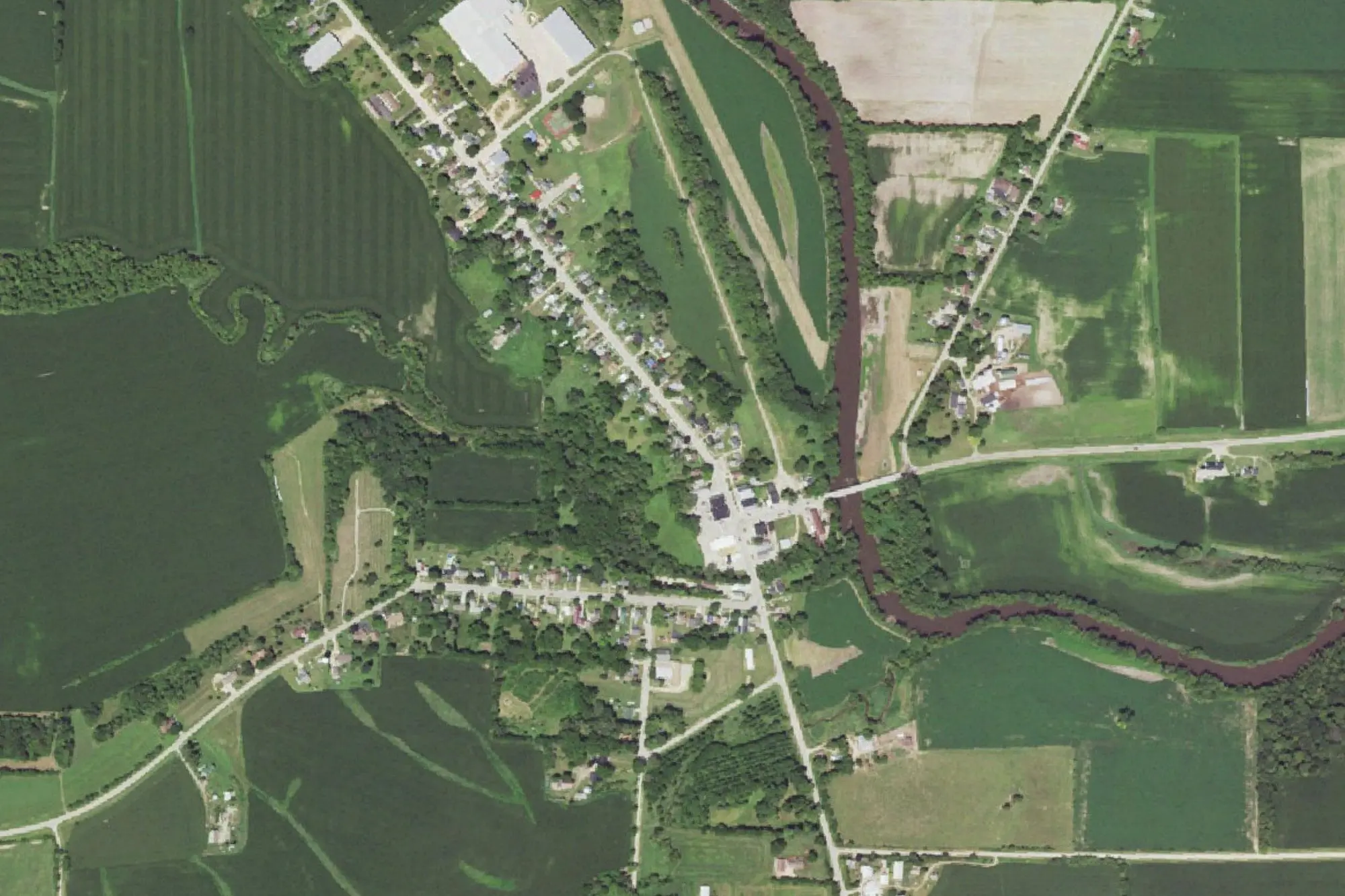 Aerial view of Winslow Township Park