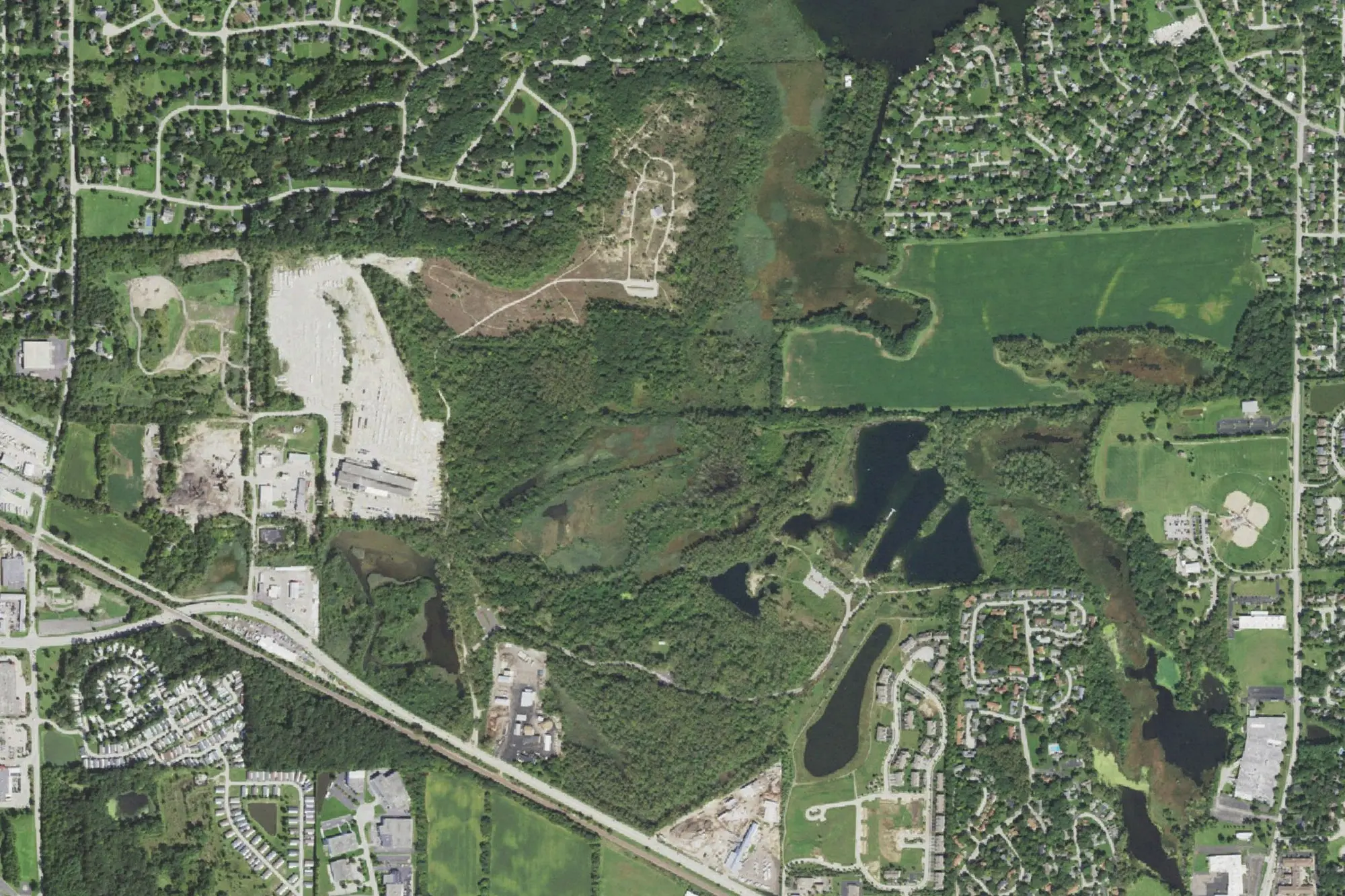 Aerial view of Hollows 1