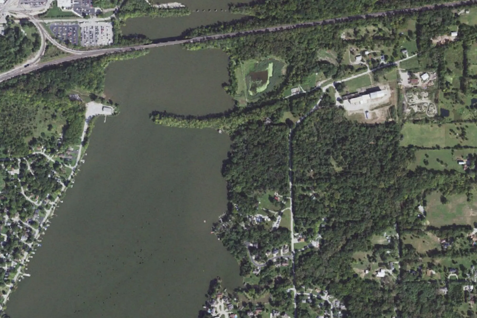 Aerial view of Northlake Park