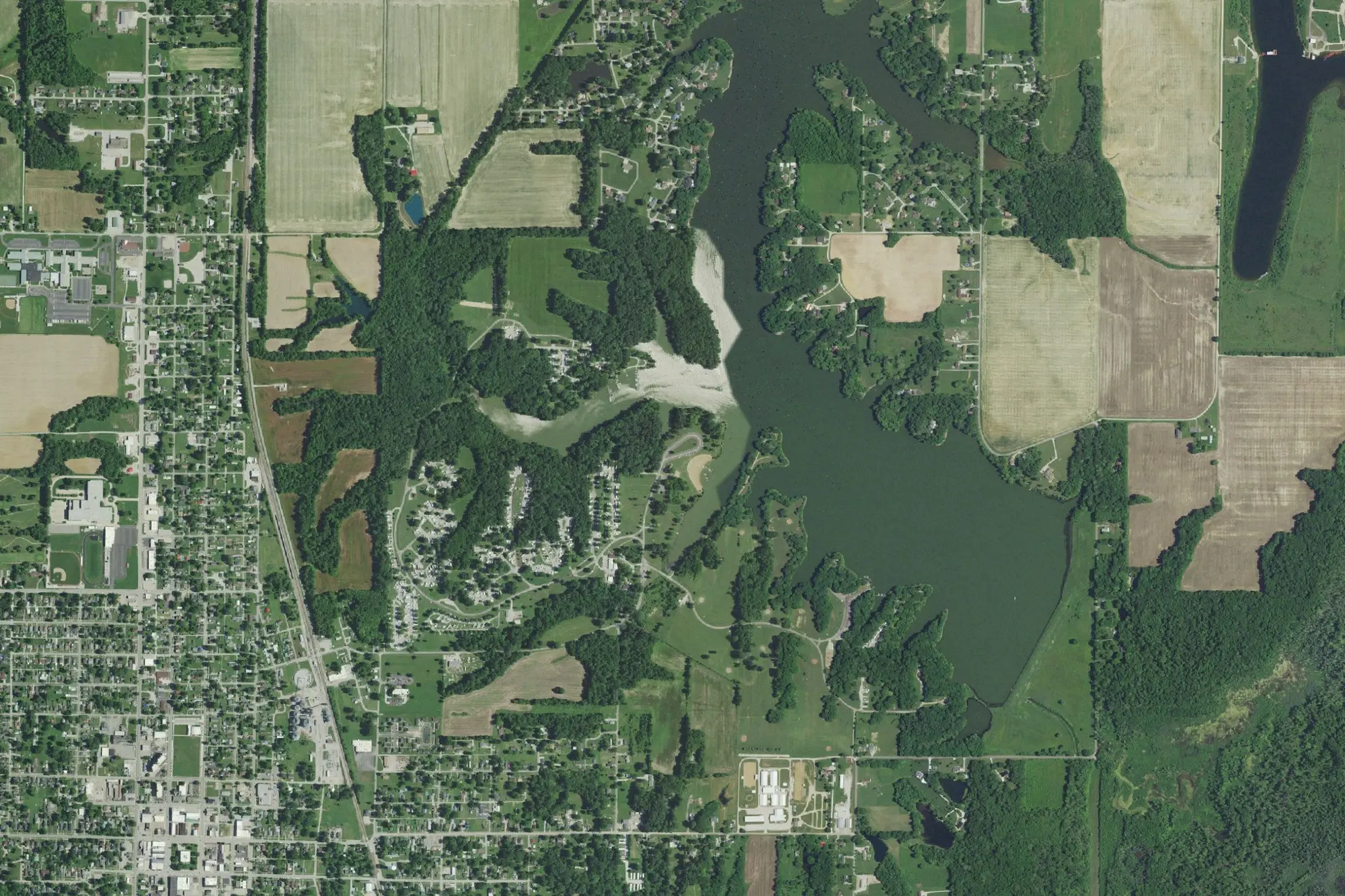 Aerial view of Sullivan County Park And Lake