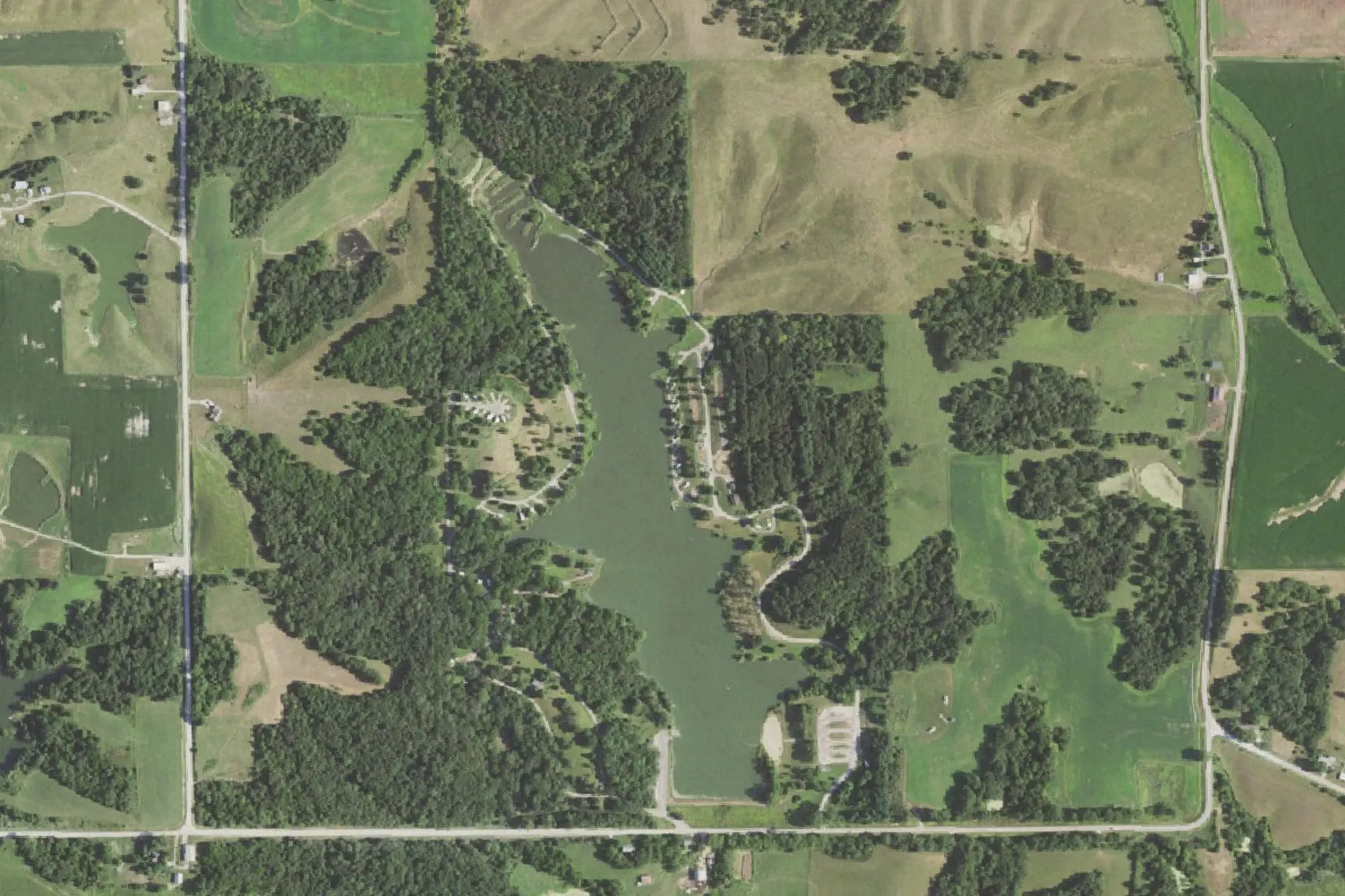 Aerial view of Hannen Park