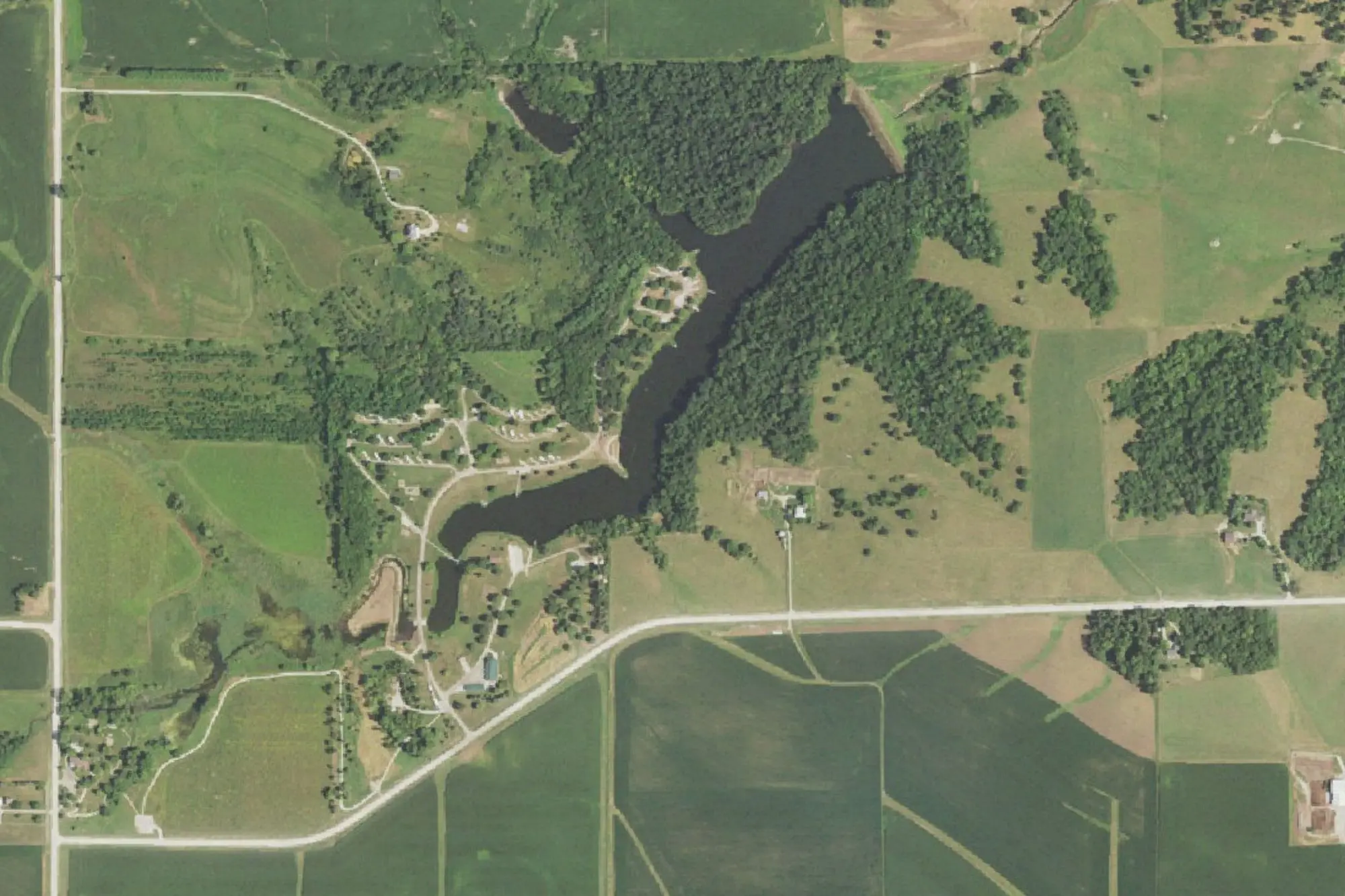 Aerial view of Rodgers Park