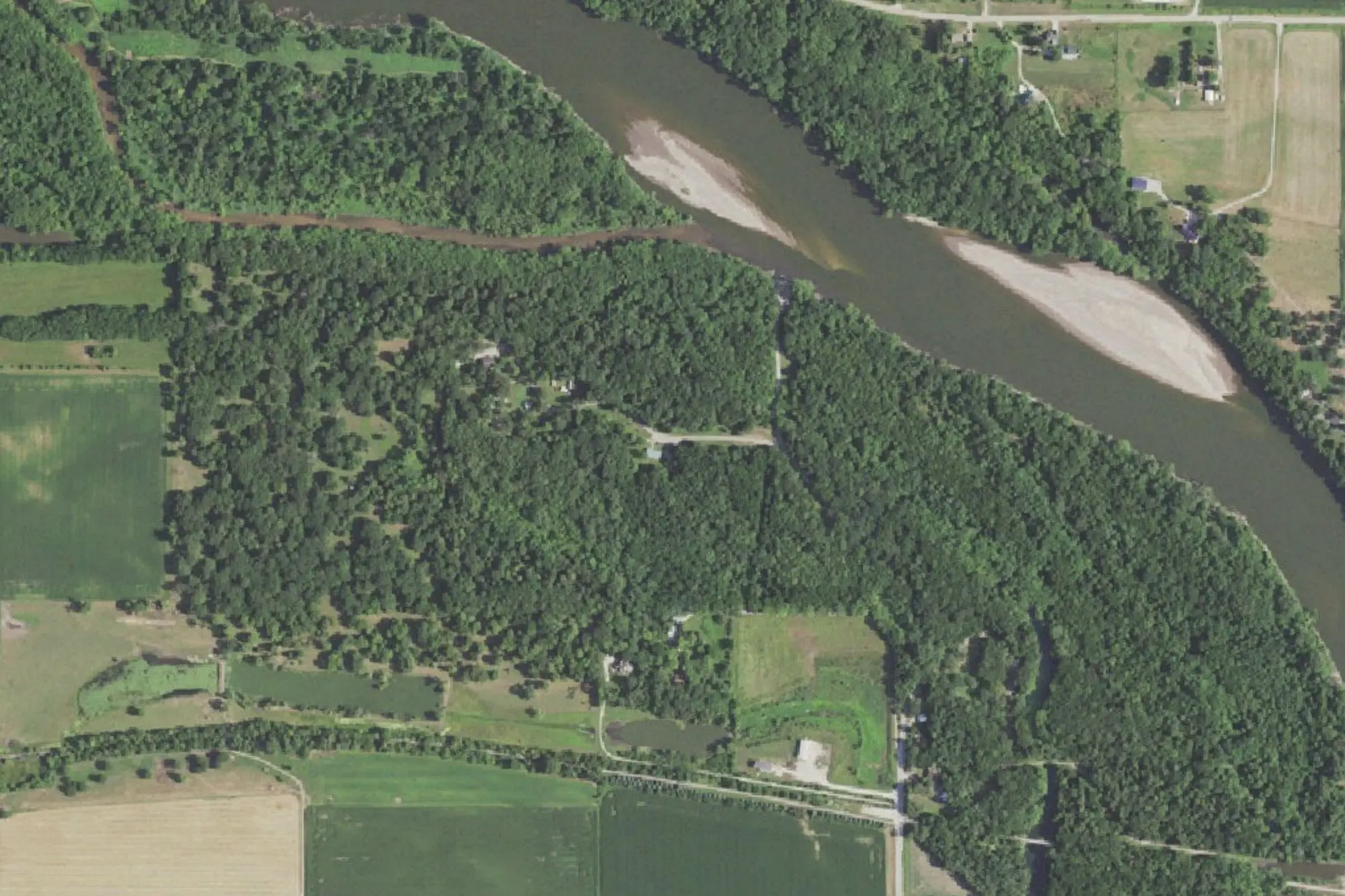 Aerial view of McFarlane Park