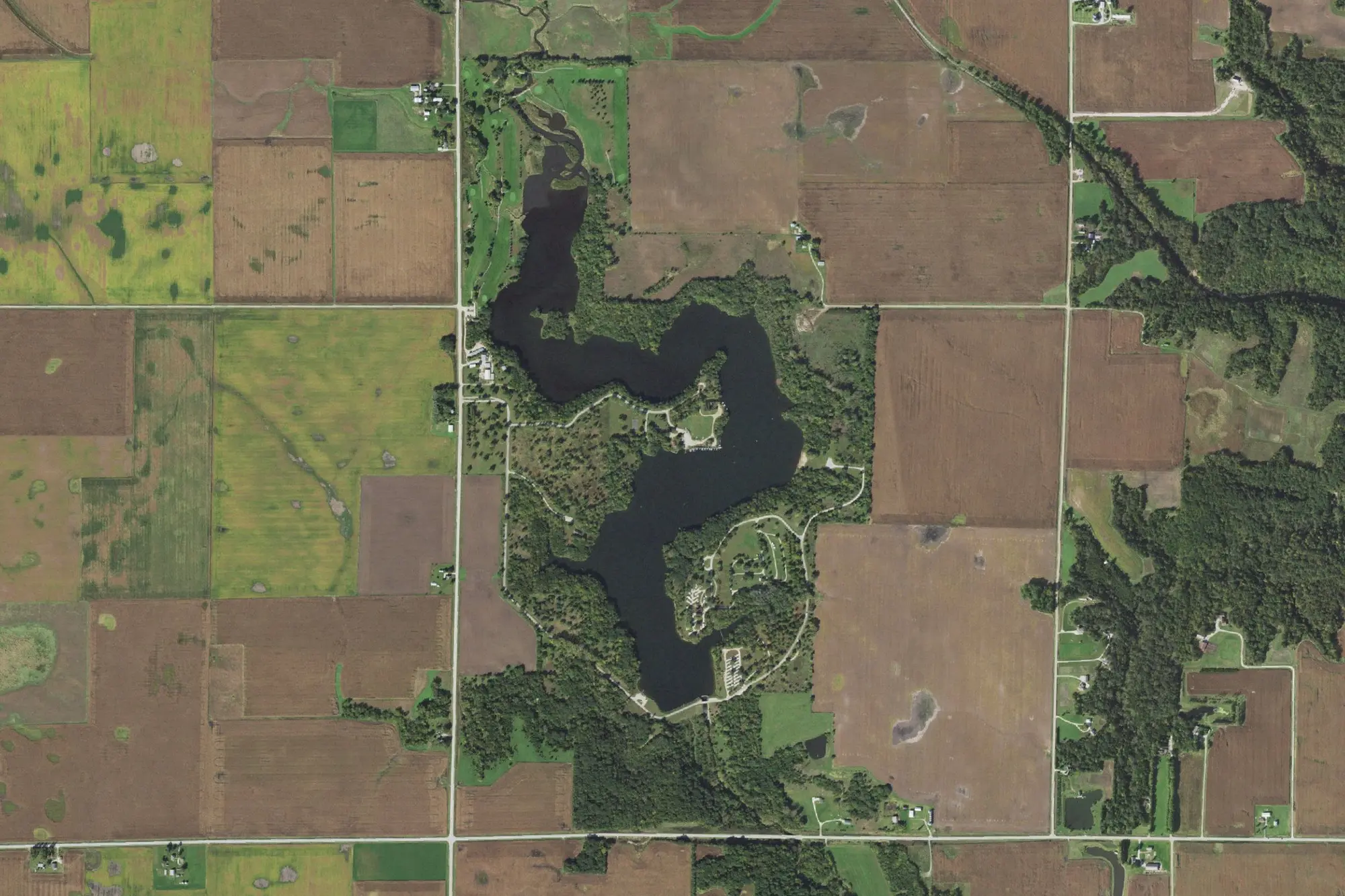 Aerial view of Don Williams Recreation Area
