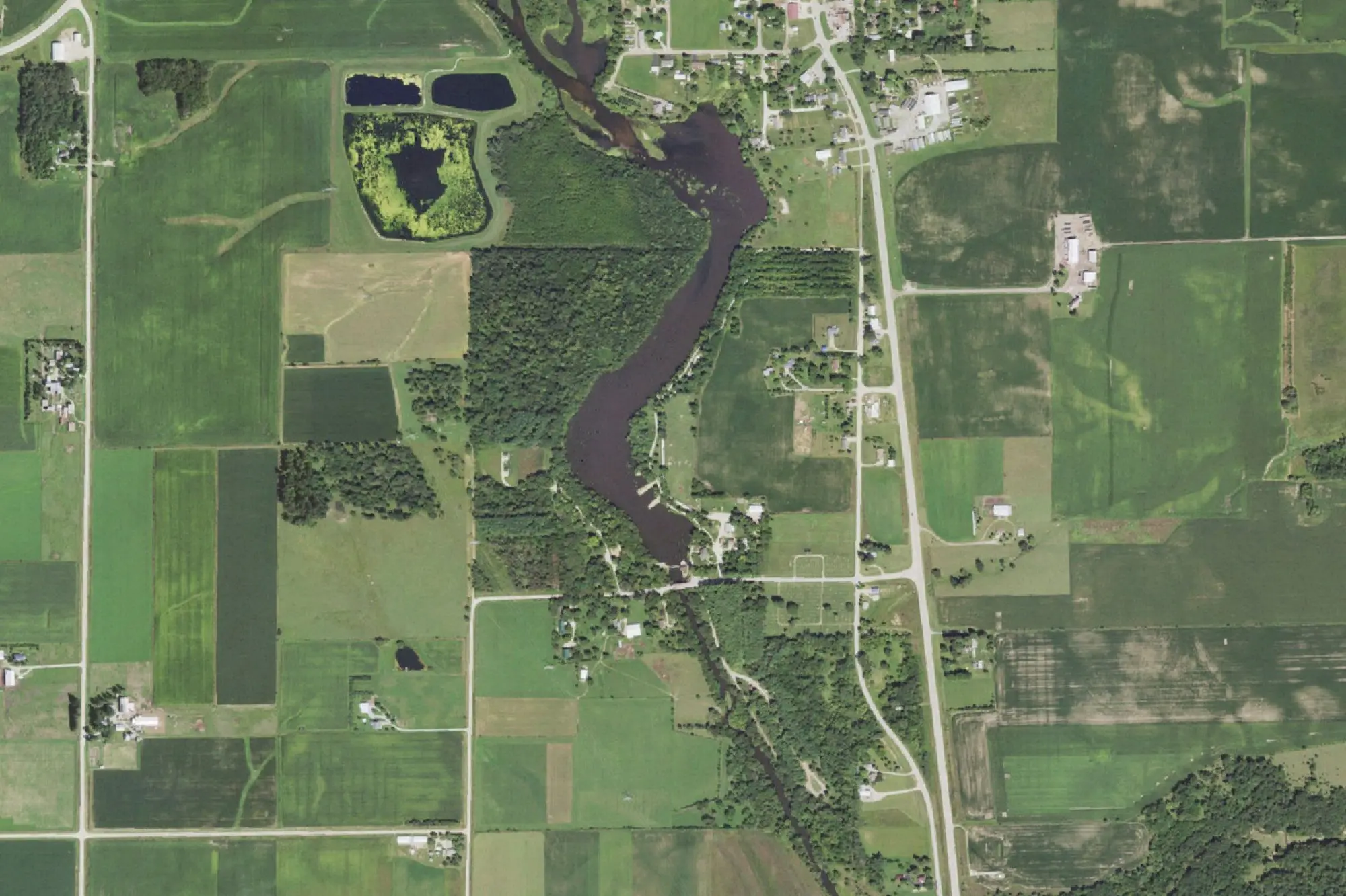 Aerial view of Fontana Park