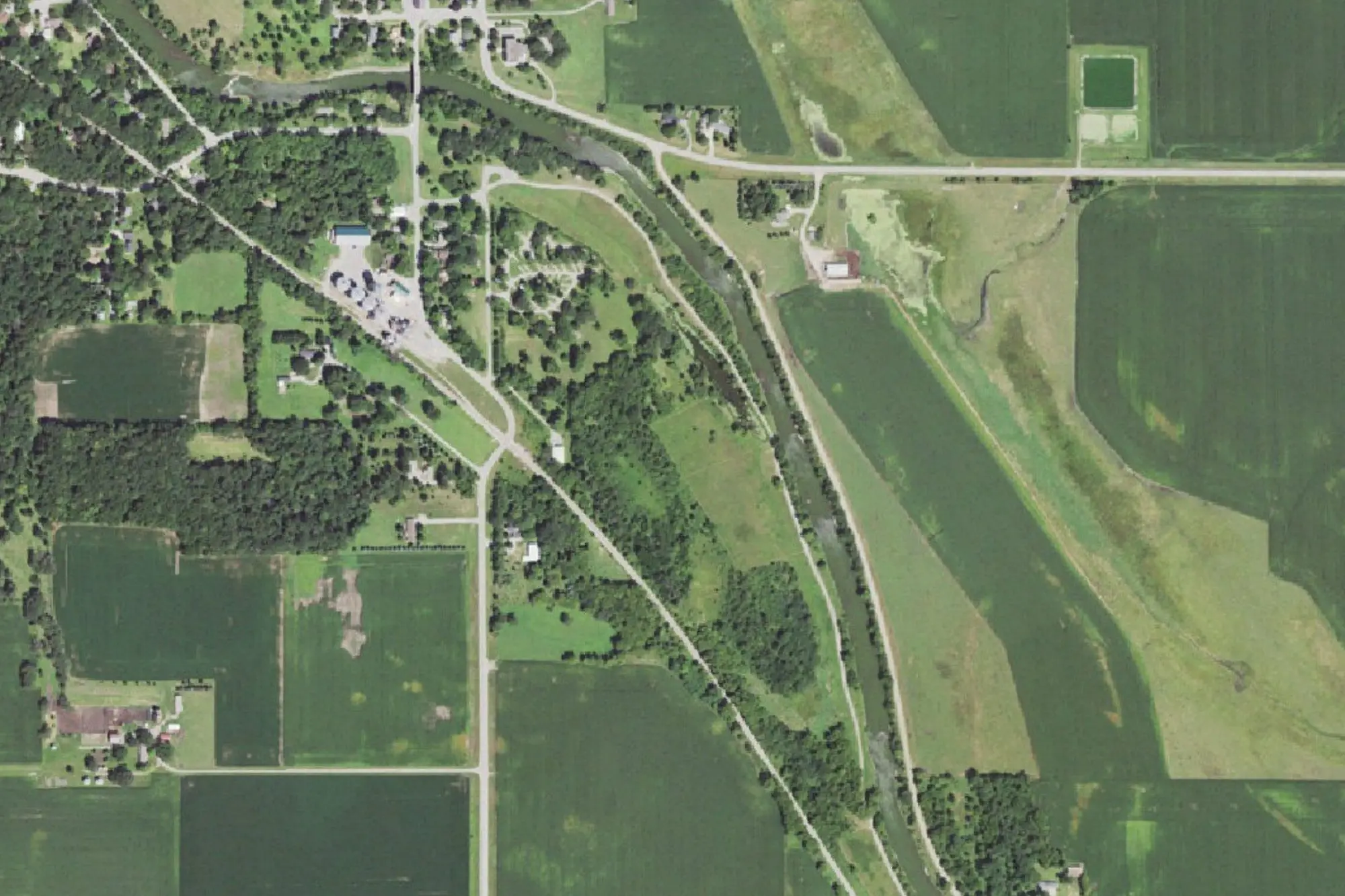 Aerial view of Wilkinson Pioneer Park