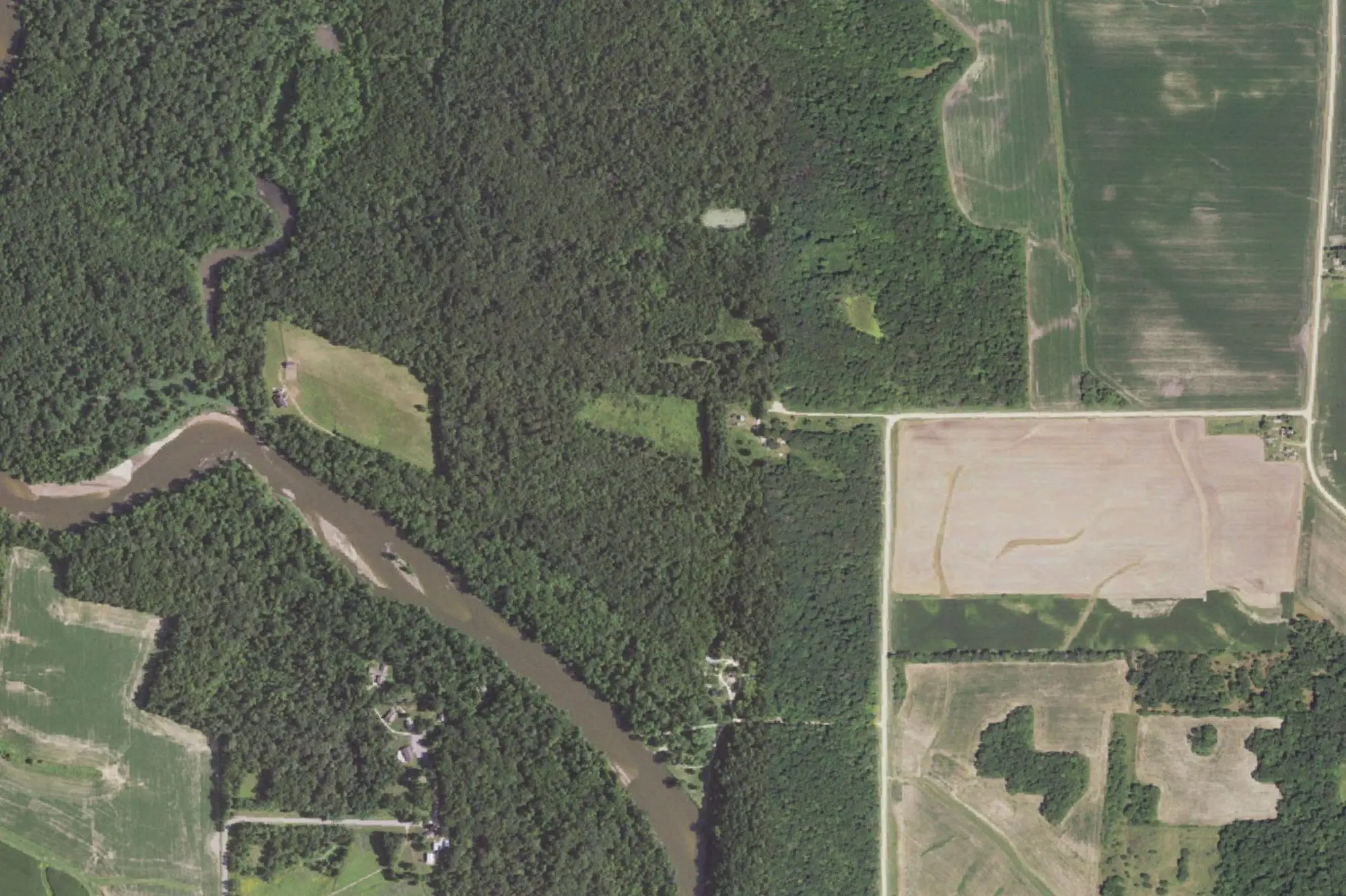 Aerial view of Sherman Park