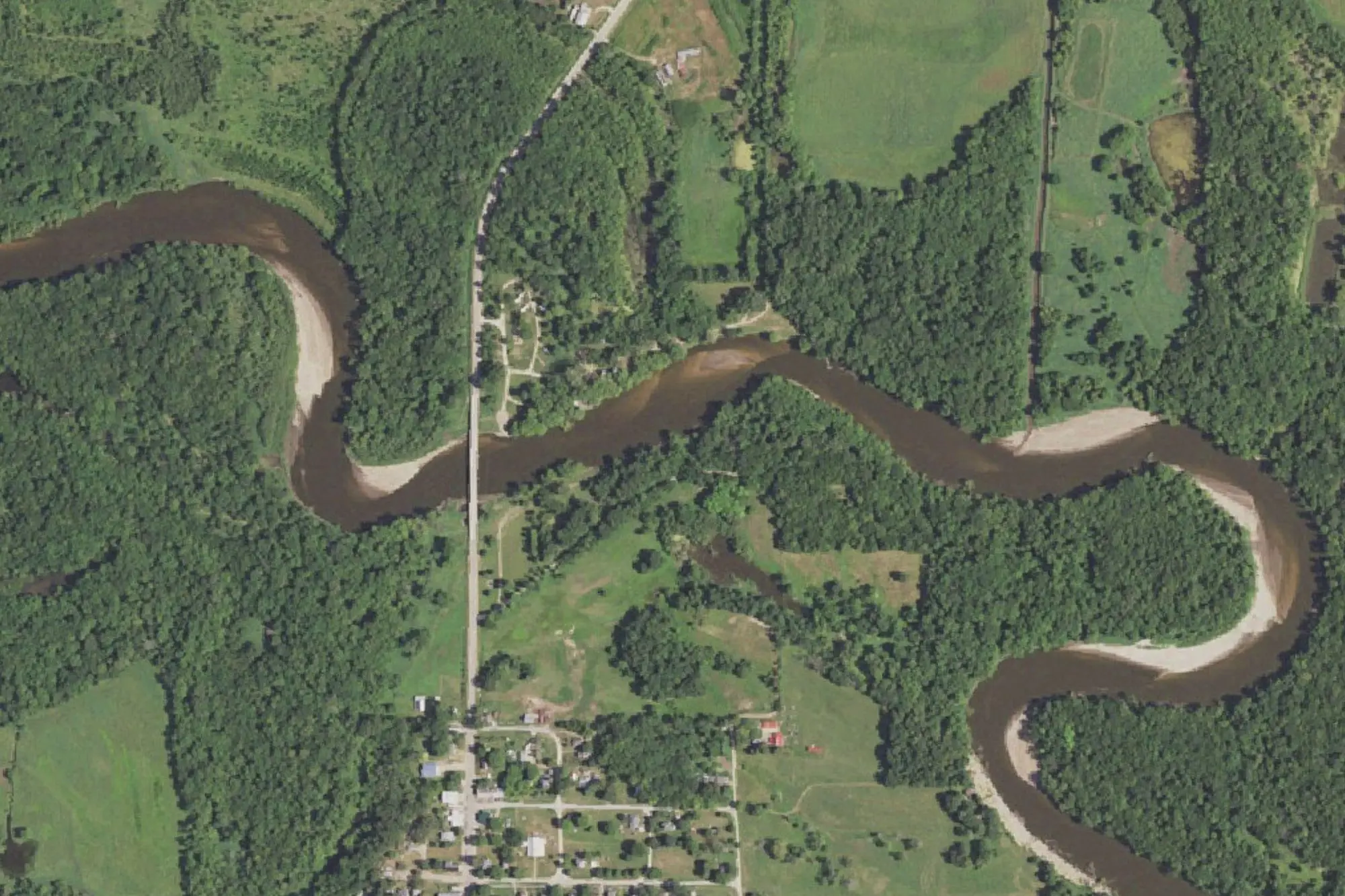 Aerial view of Walnut Grove Park