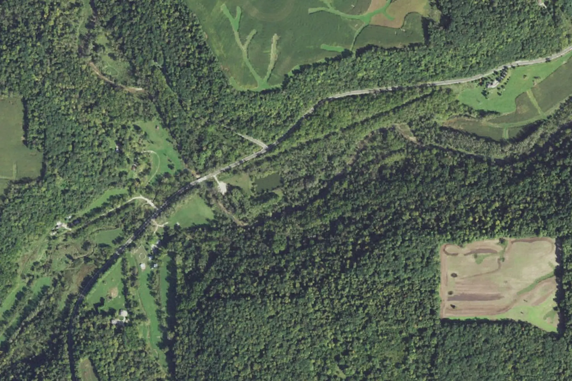 Aerial view of Bankston Park