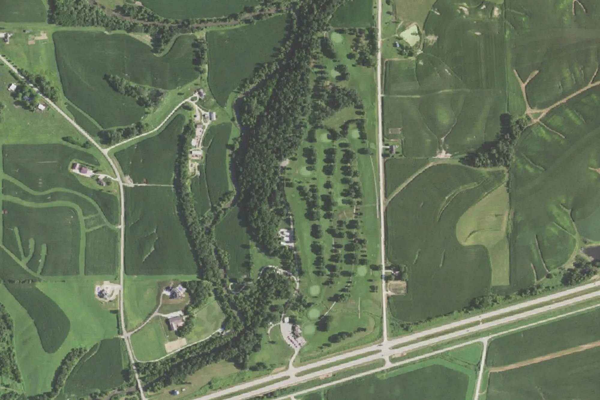 Aerial view of Fillmore Recreation Area