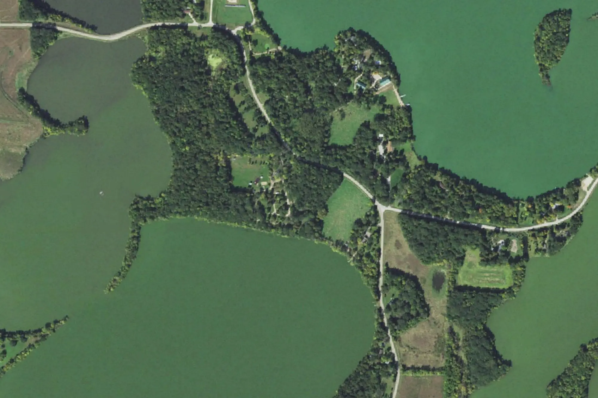 Aerial view of Wolden Recreation Area