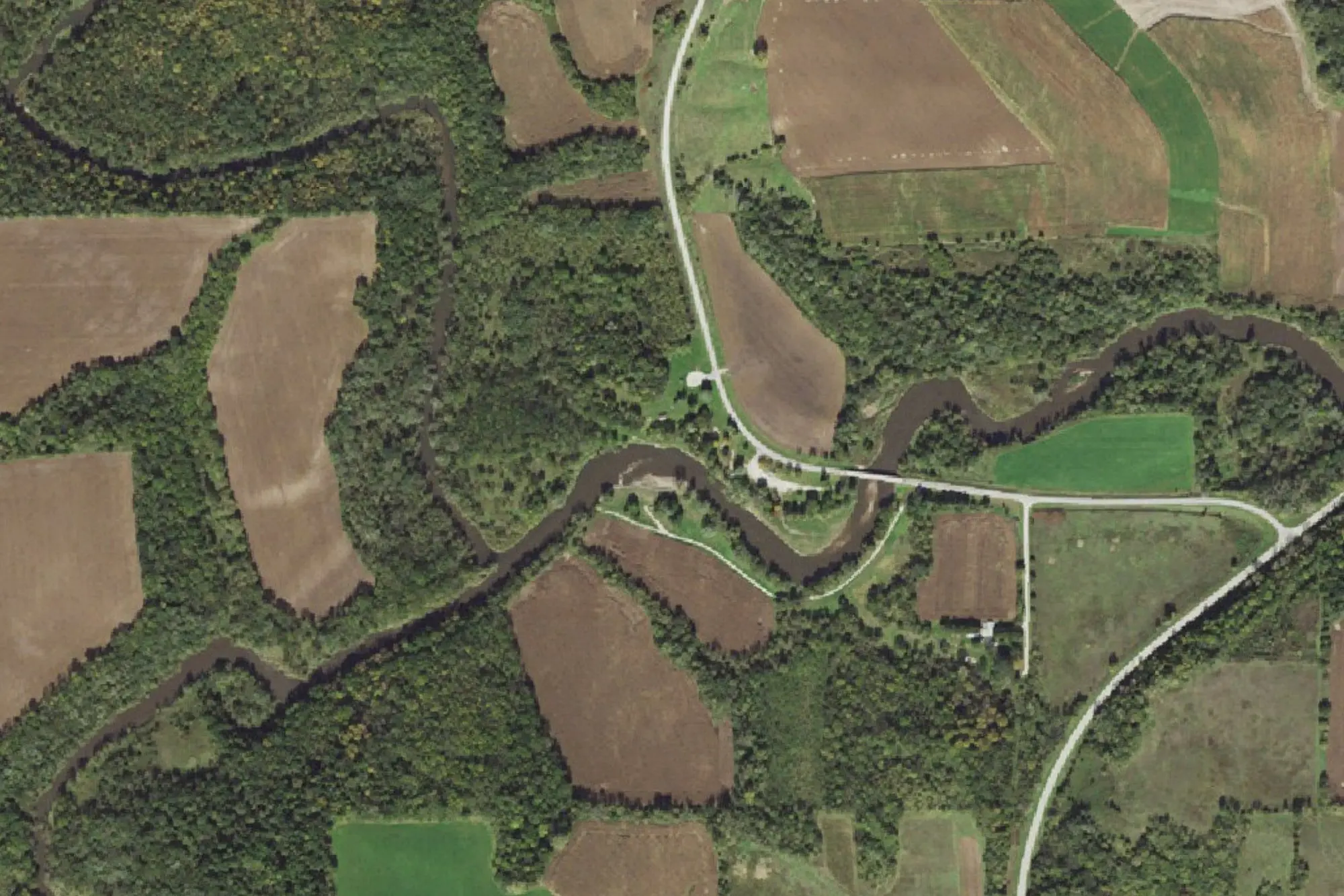 Aerial view of Gouldsburg Park