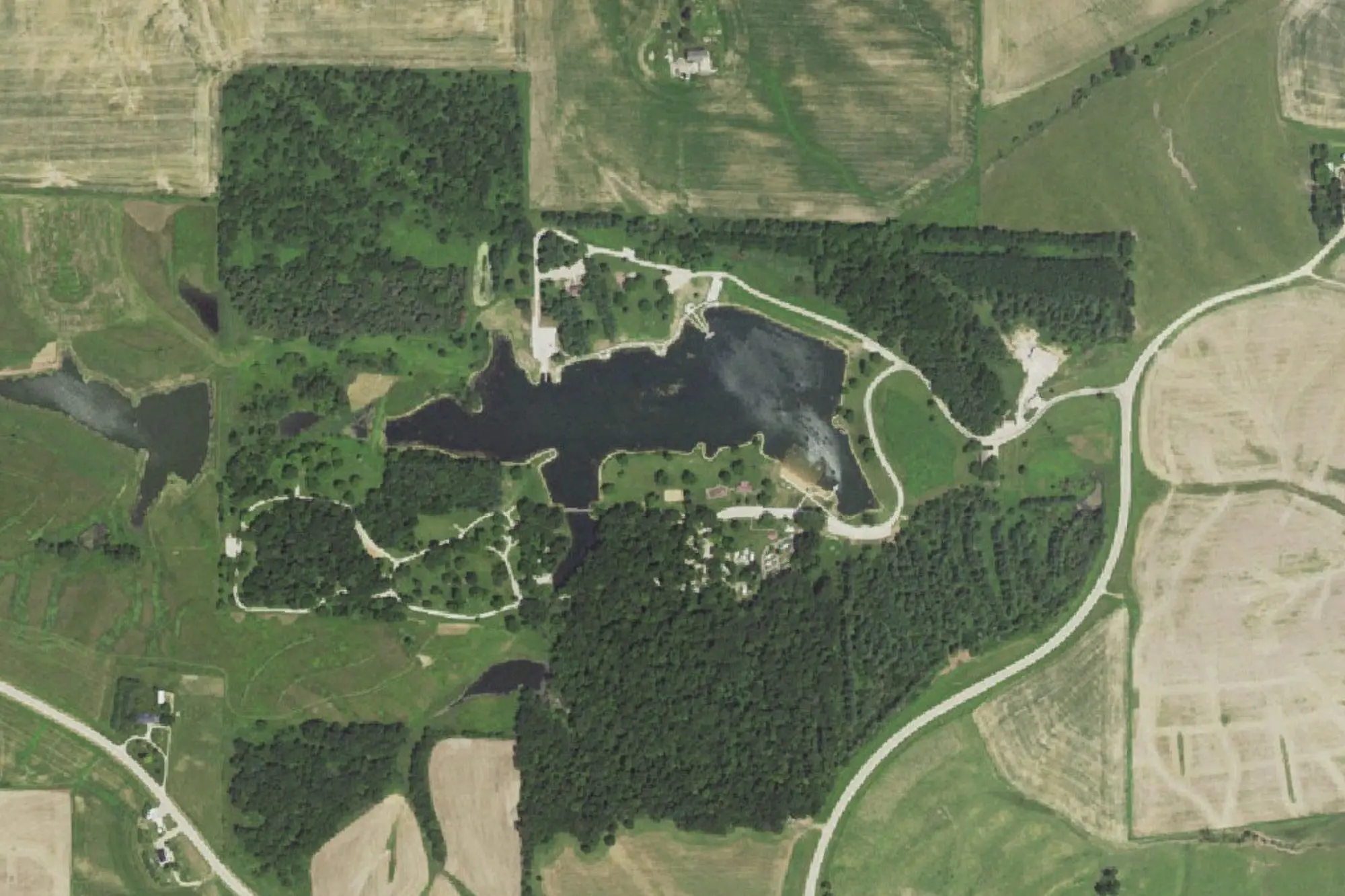 Aerial view of Central CountyPark