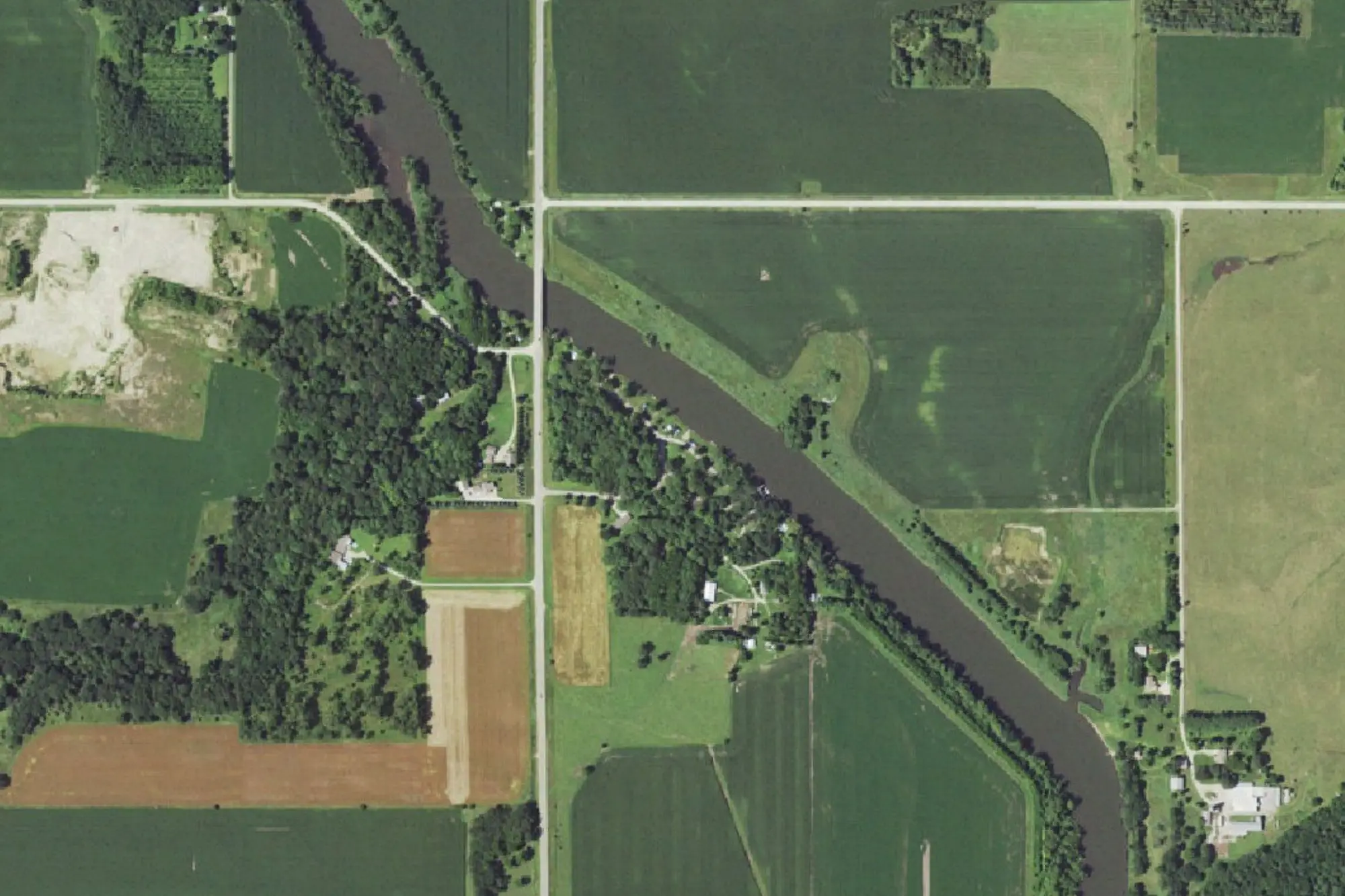 Aerial view of Halvorson Park