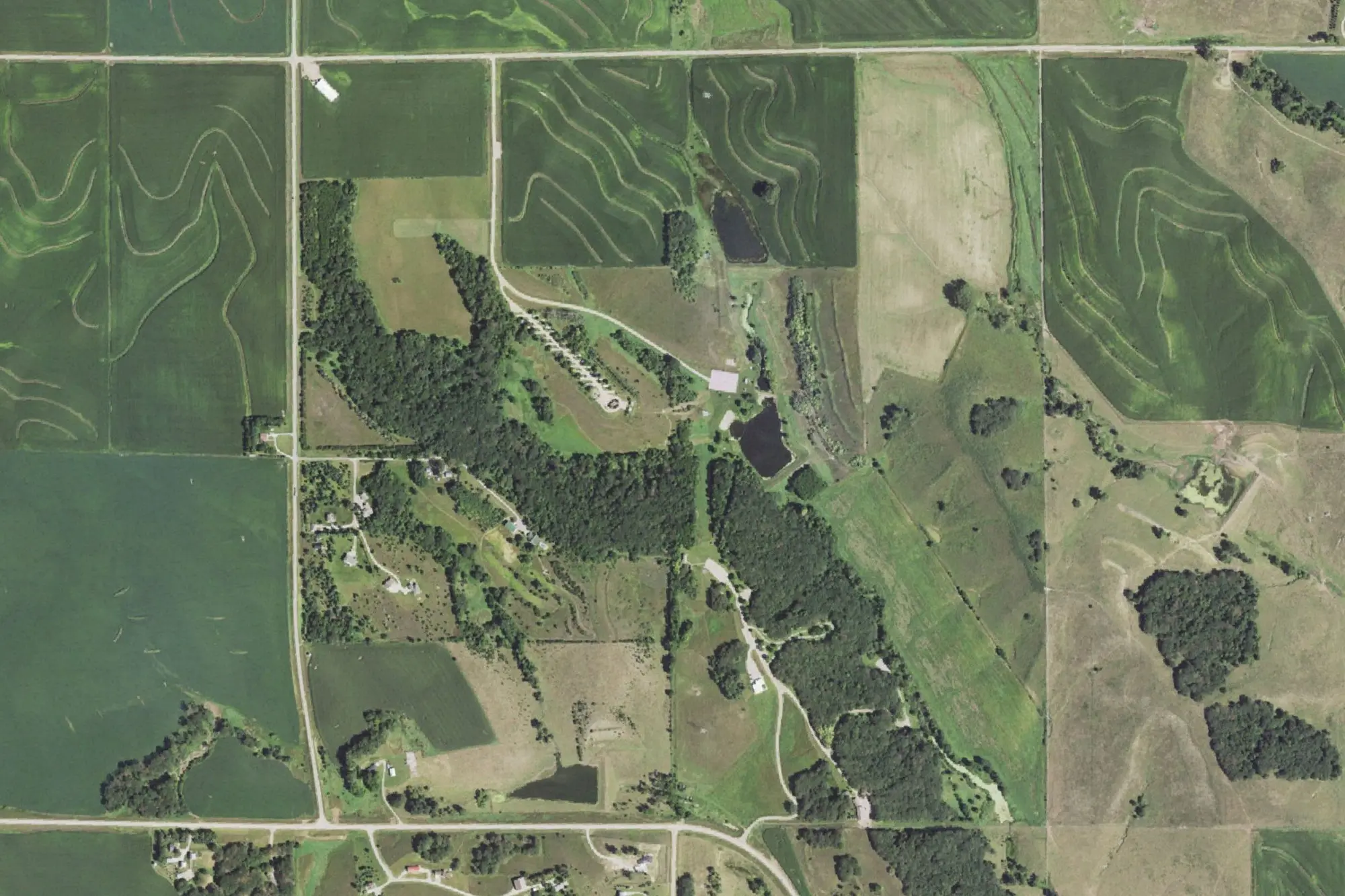Aerial view of Hillview Recreation Area