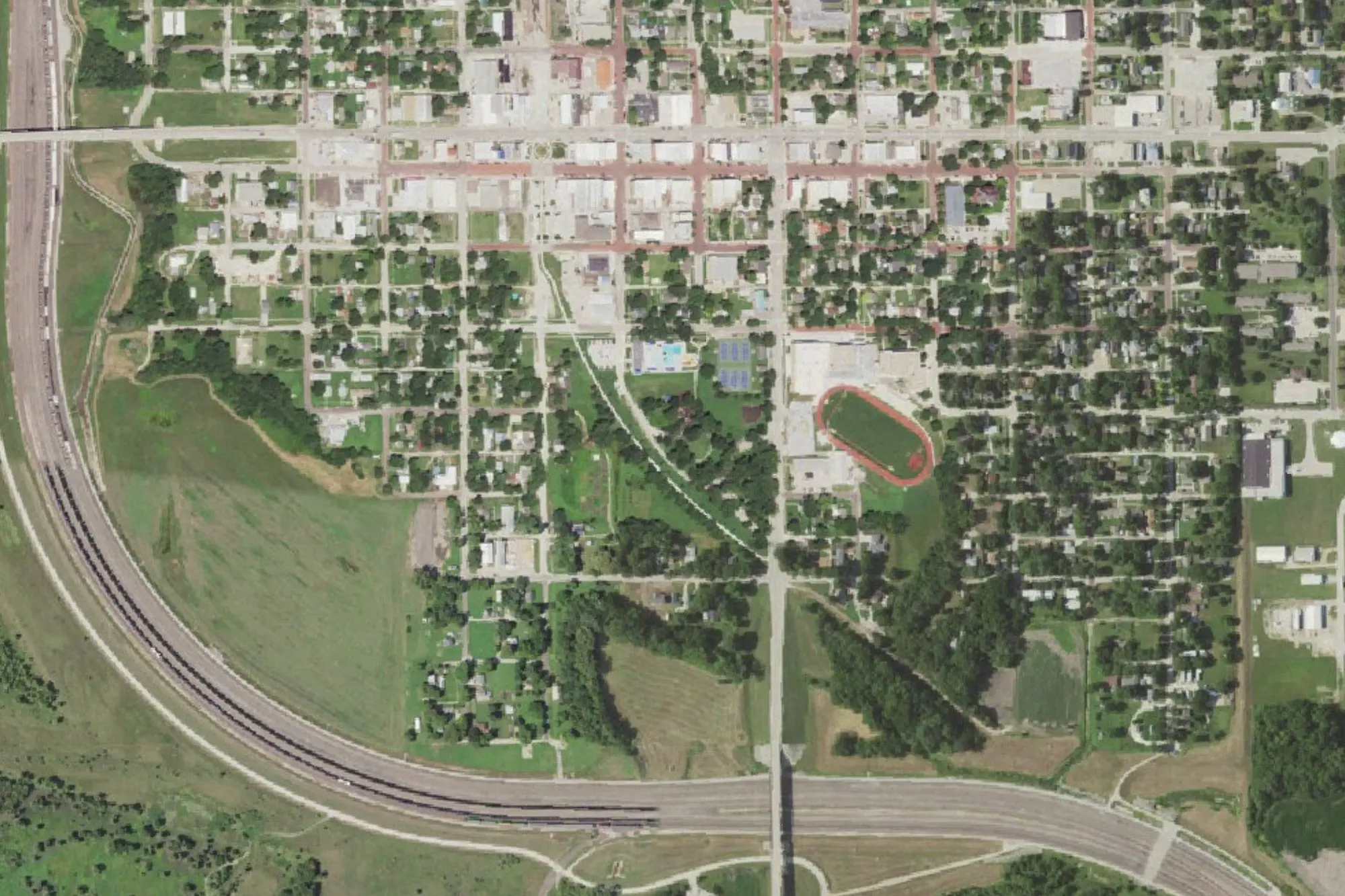 Aerial view of City Park