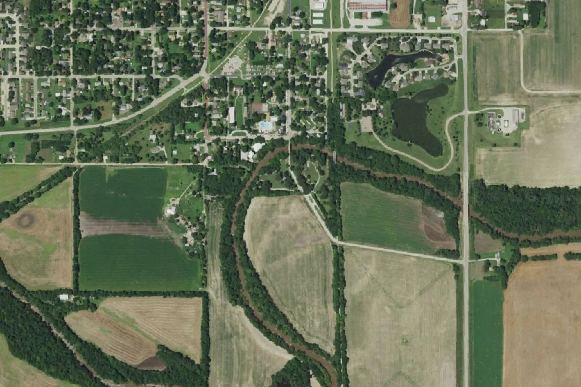 Aerial view of Unknown Park