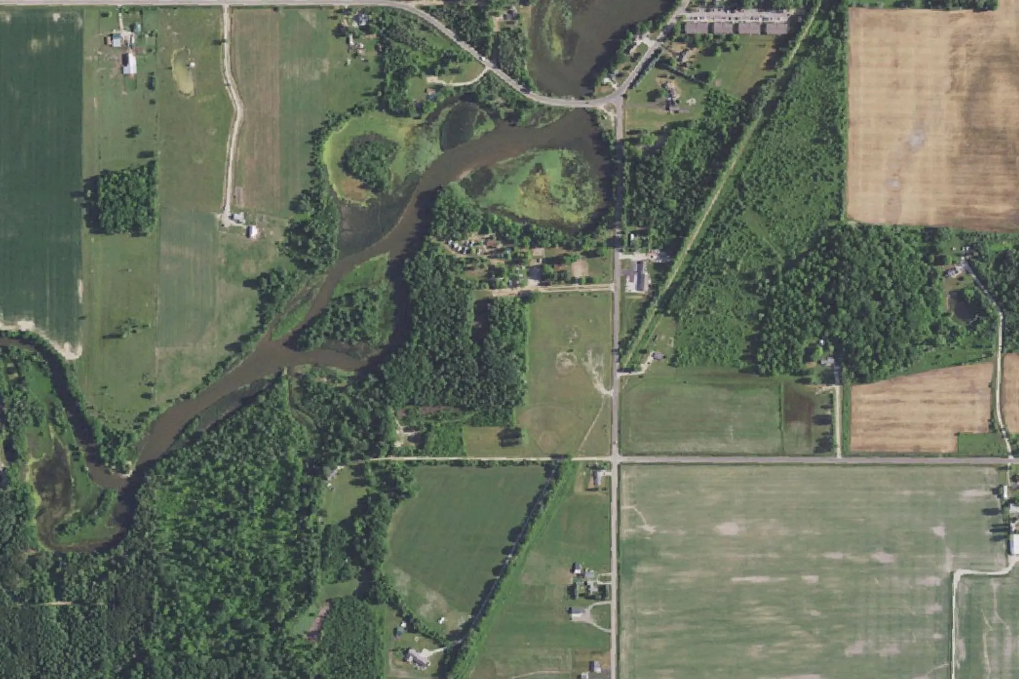 Aerial view of Calhoun Park