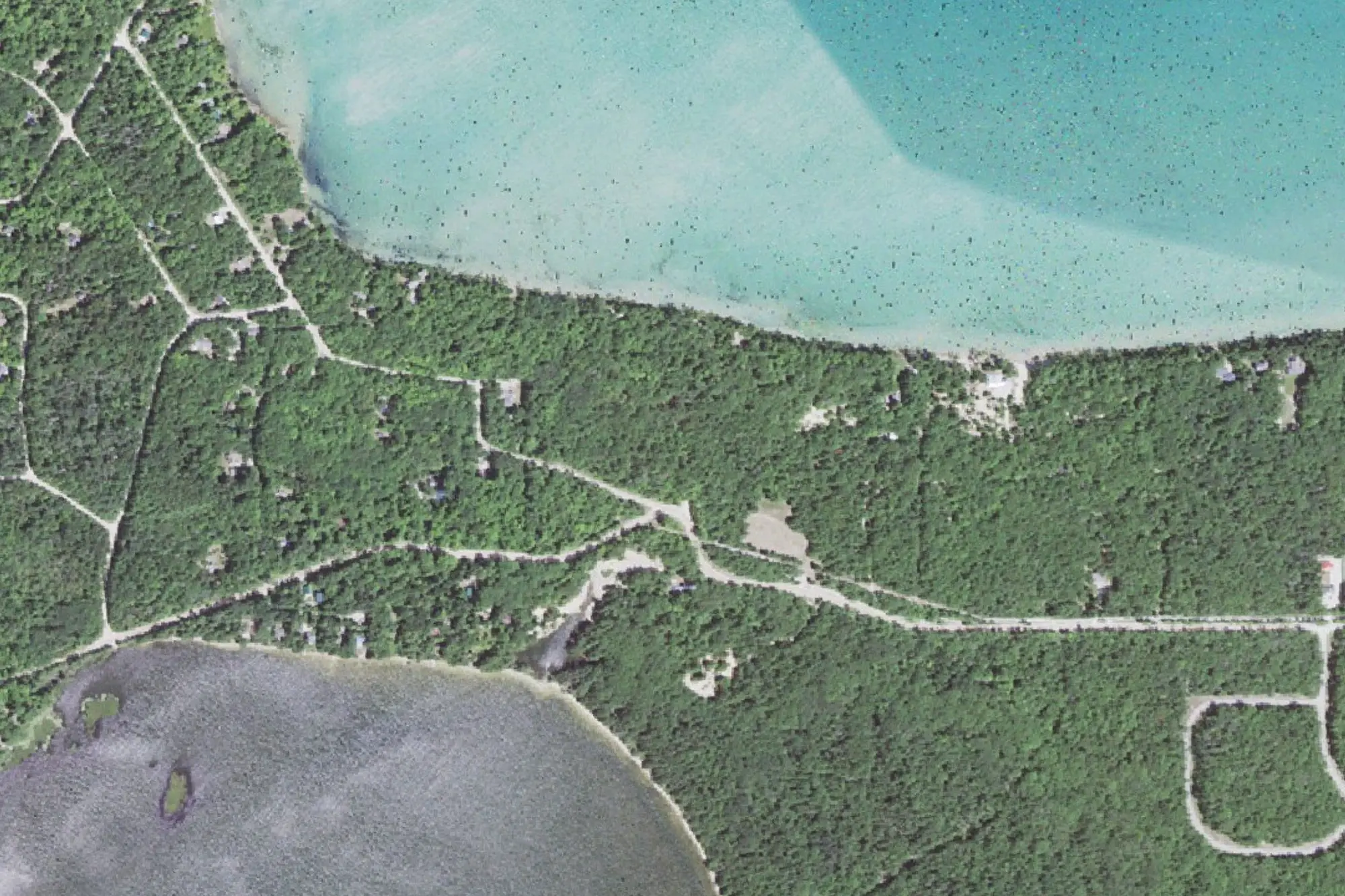 Aerial view of St. James Township Park