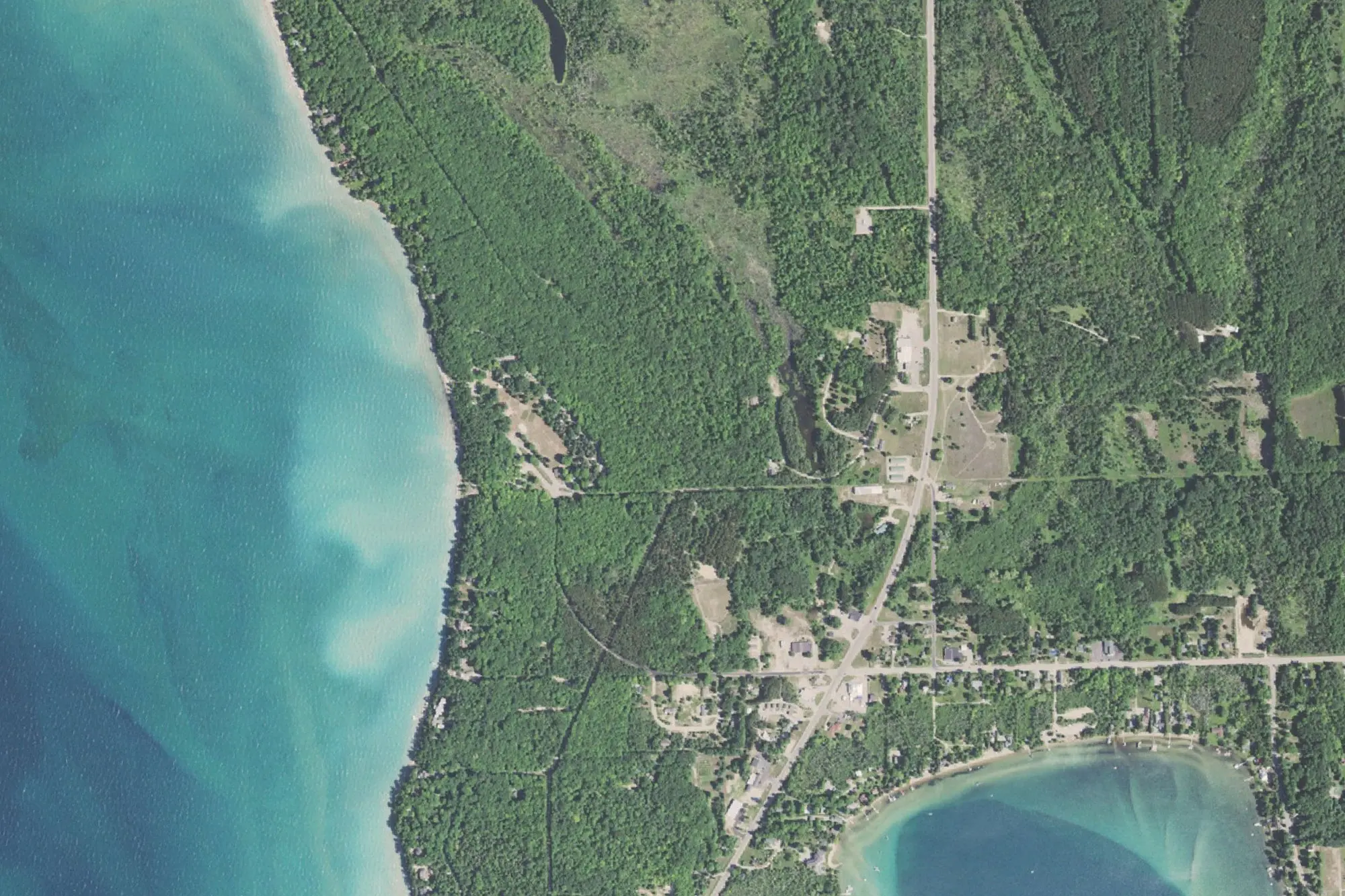 Aerial view of Barnes Park