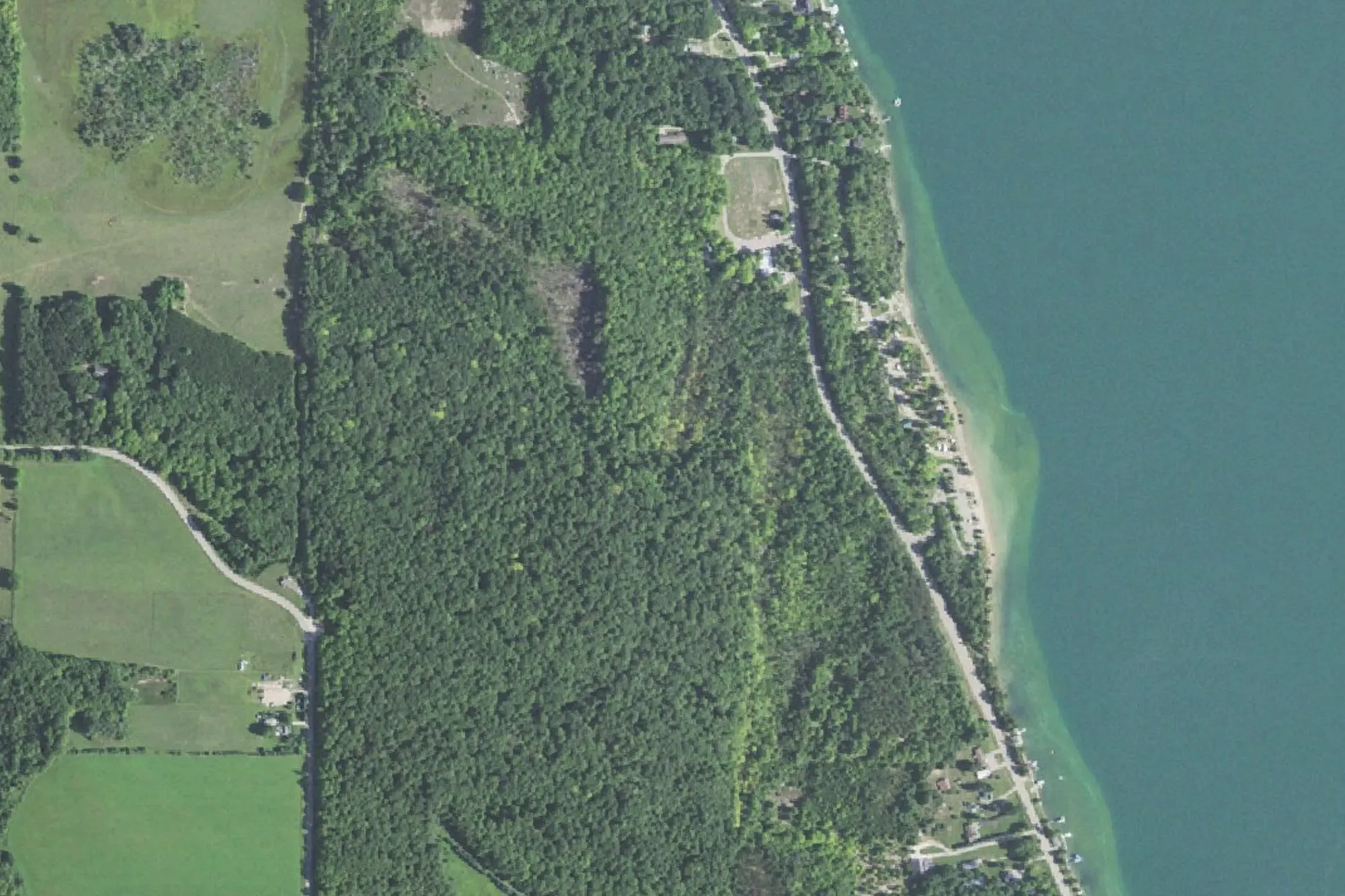 Aerial view of Whiting Park