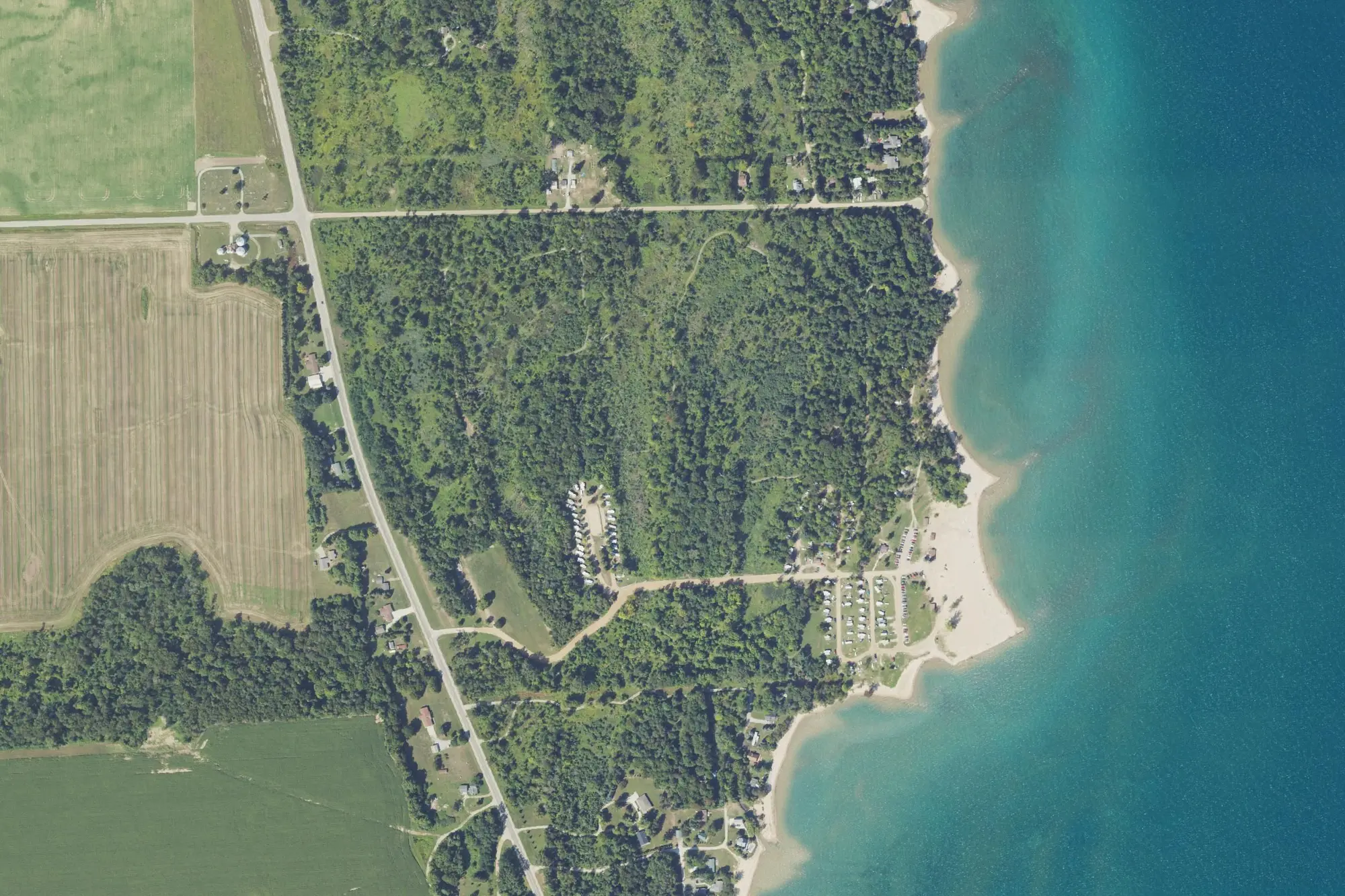 Aerial view of Wagner Park