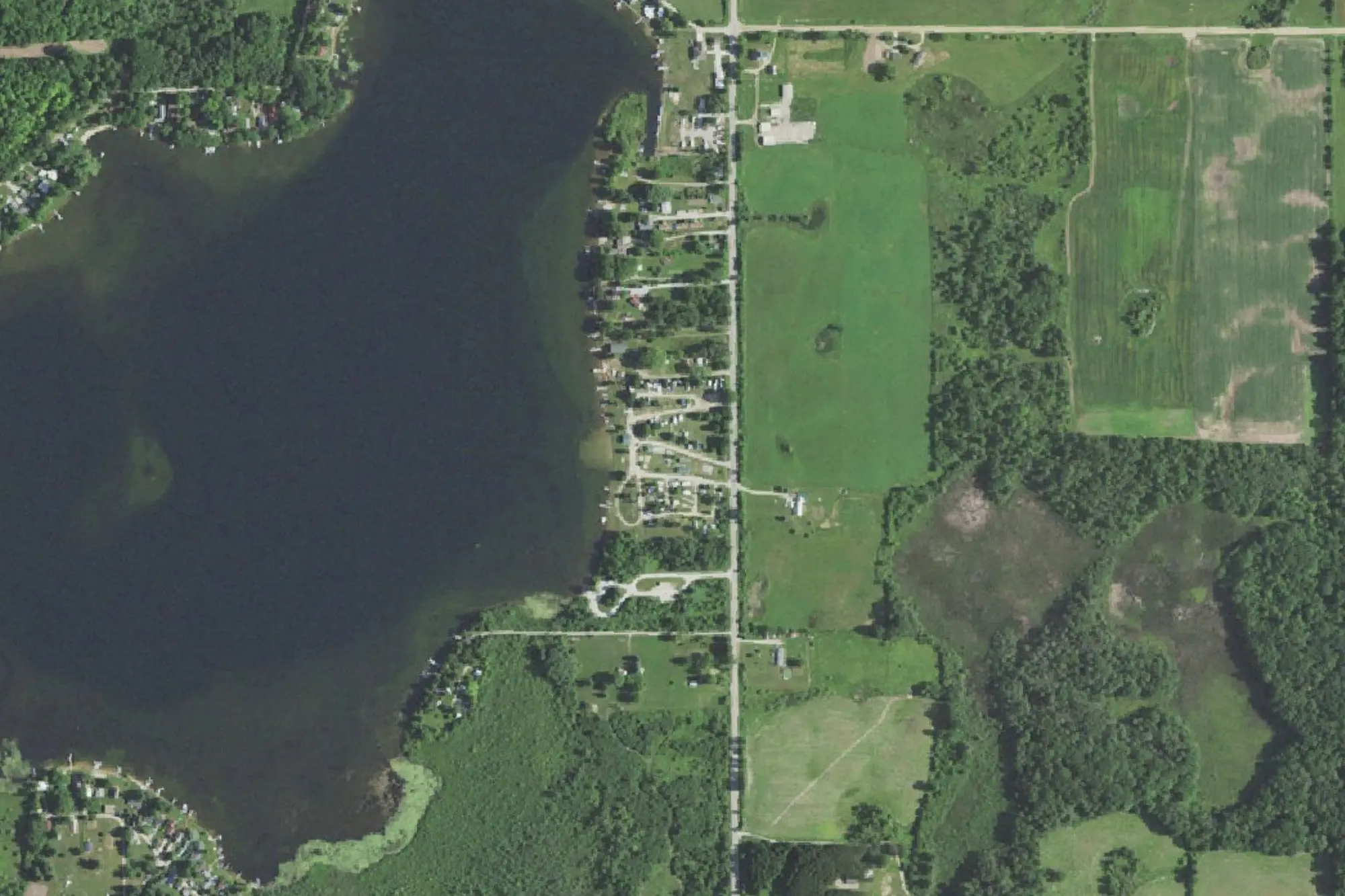 Aerial view of Crittenden County Park