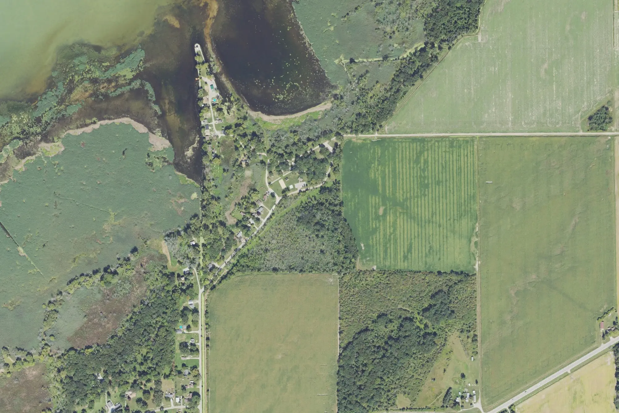 Aerial view of Vanderbilt County Park