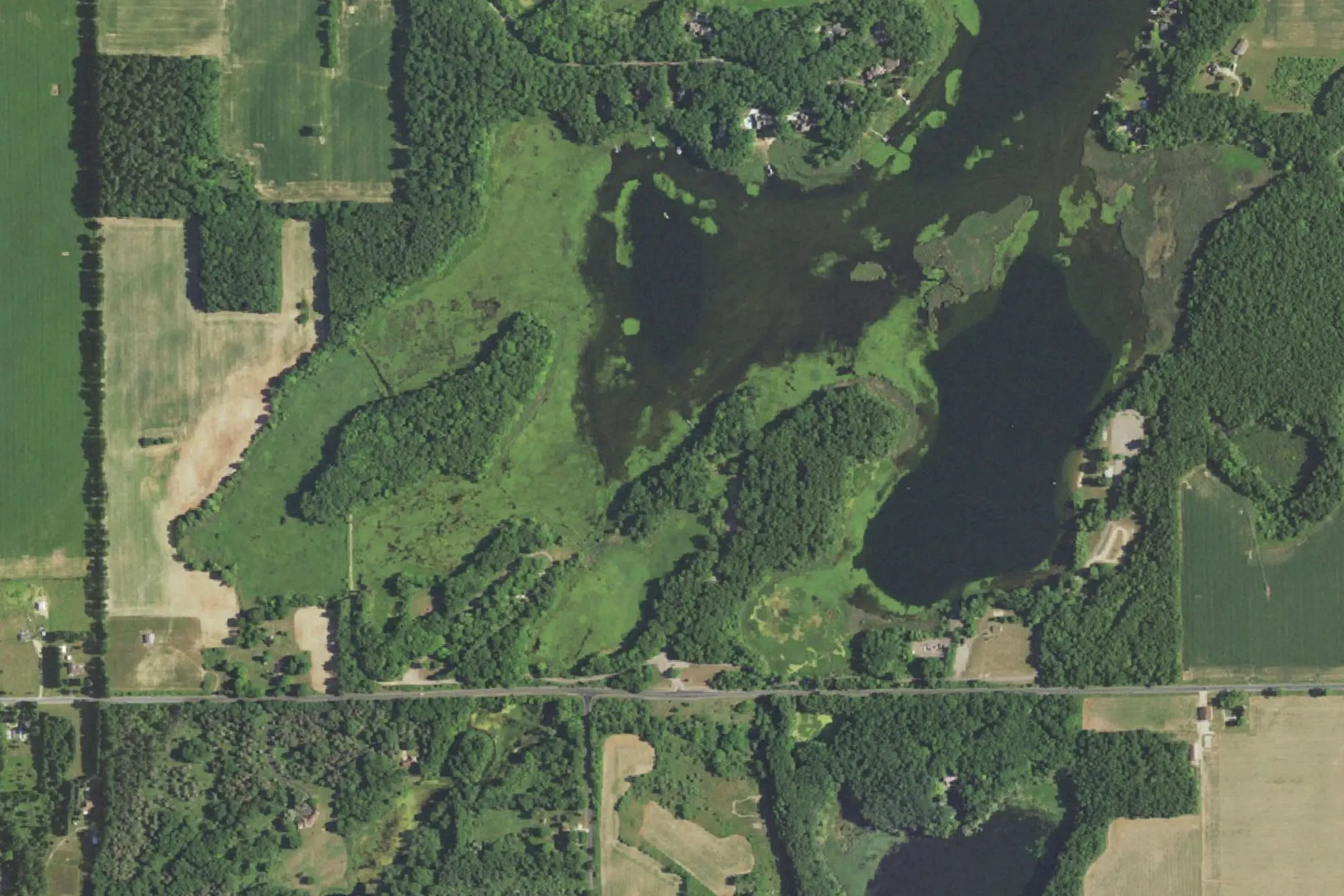 Aerial view of Cold Brook County Park
