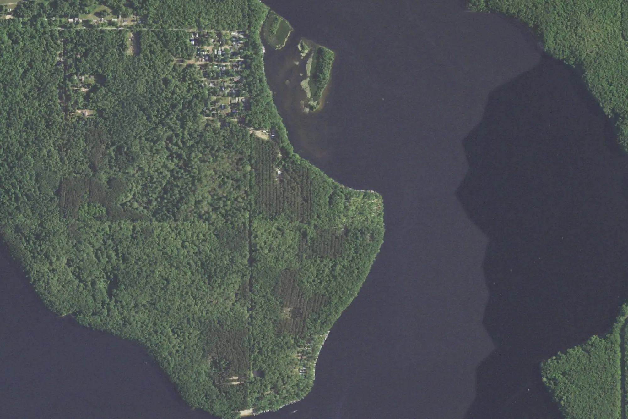 Aerial view of Big Bend Park